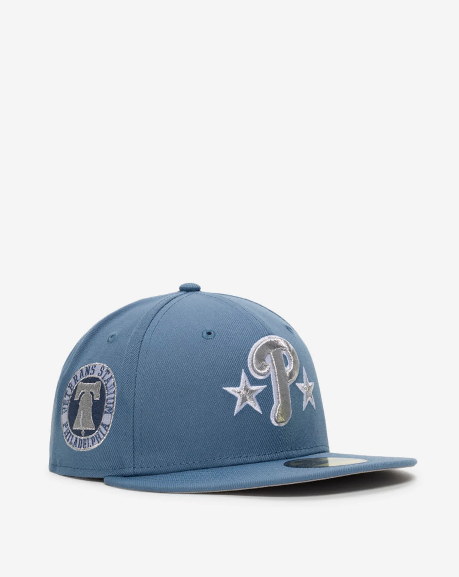 59Fifty Philadelphia Phillies Metallic Fitted Hat Blue