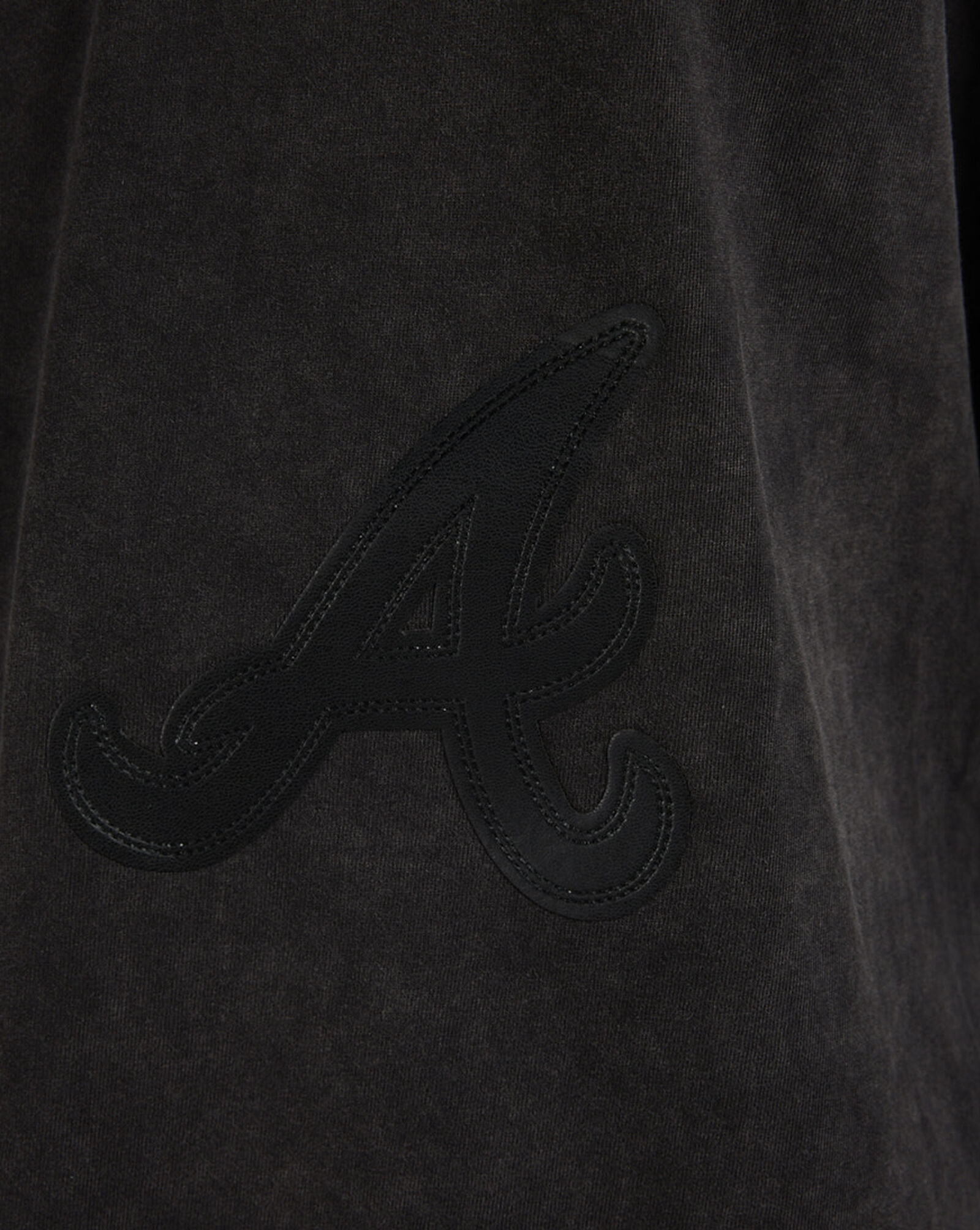 Atlanta Braves Washed Vanguard Tee Washed Black 3 Atlanta Braves Washed Vanguard Tee Washed Black