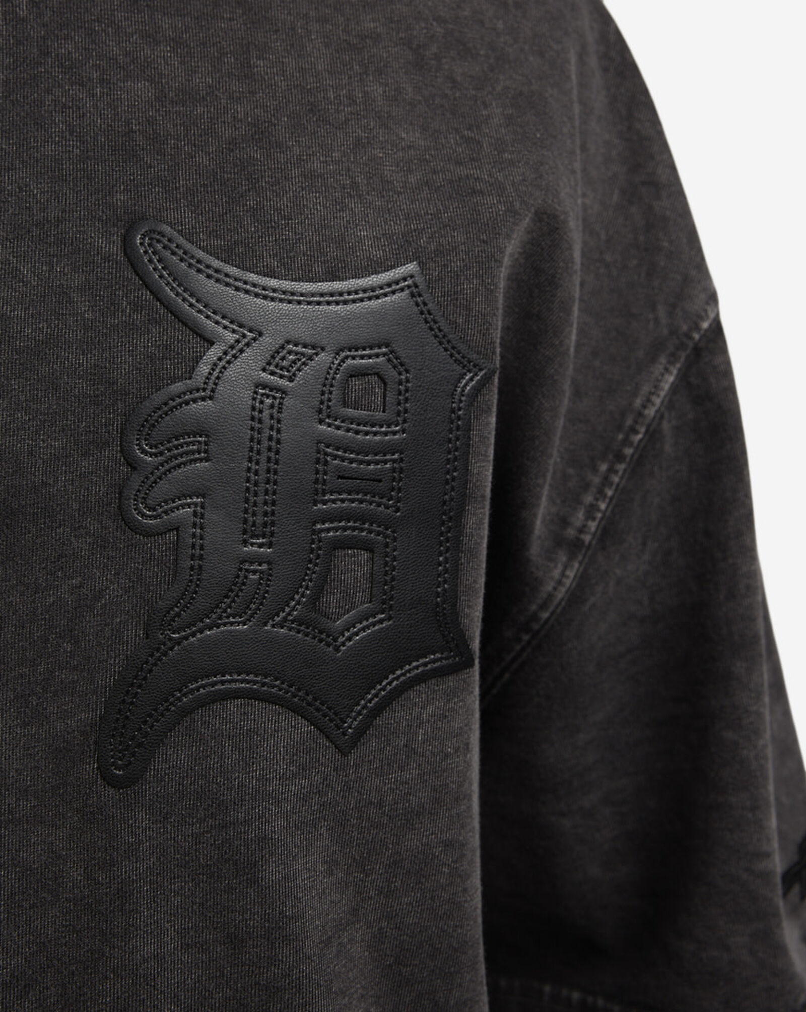 Detroit Tigers Washed Vanguard Tee Washed Black