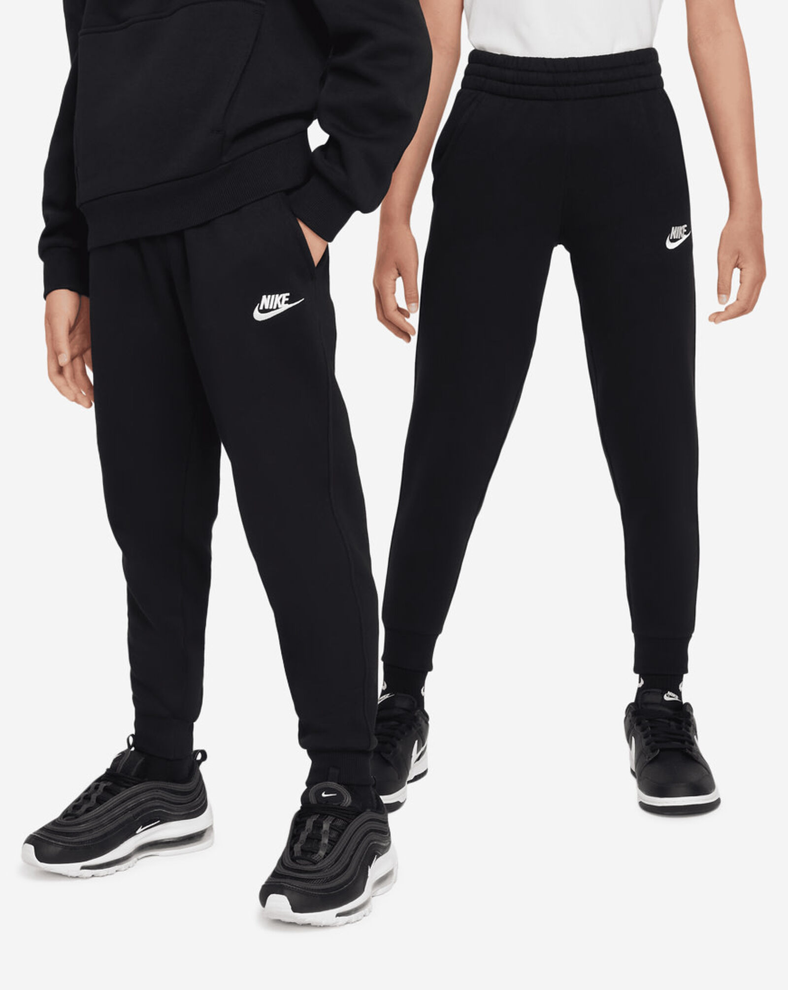 Big Kids' NSW Club Fleece Joggers Black | White