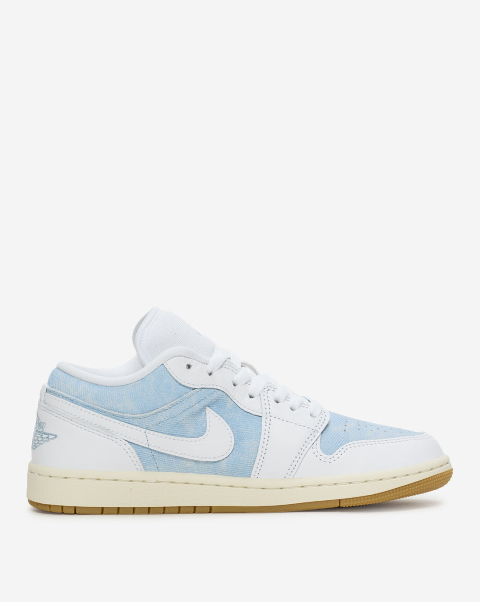 Air Jordan 1 Low SE Worn Blue | White | Gum Light Brown | Sail