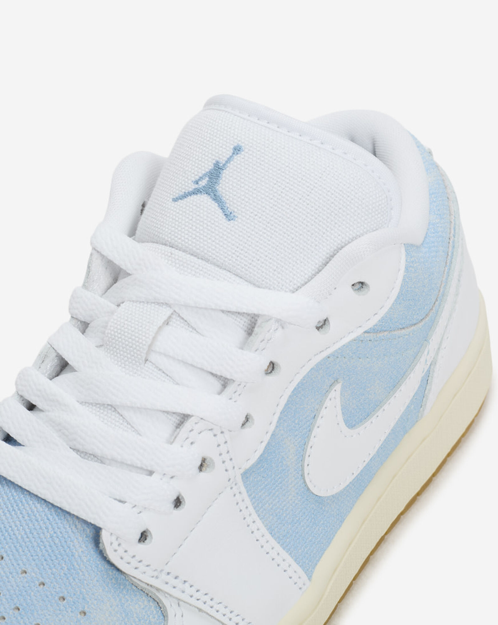 Air Jordan 1 Low SE Worn Blue | White | Gum Light Brown | Sail