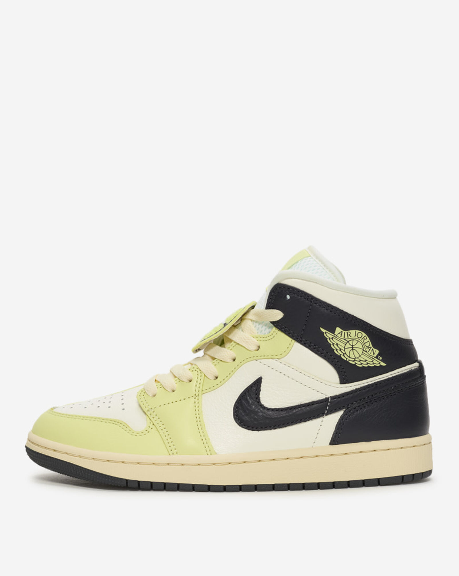 Air Jordan 1 Mid SE Sail | Luminous Green | Anthracite