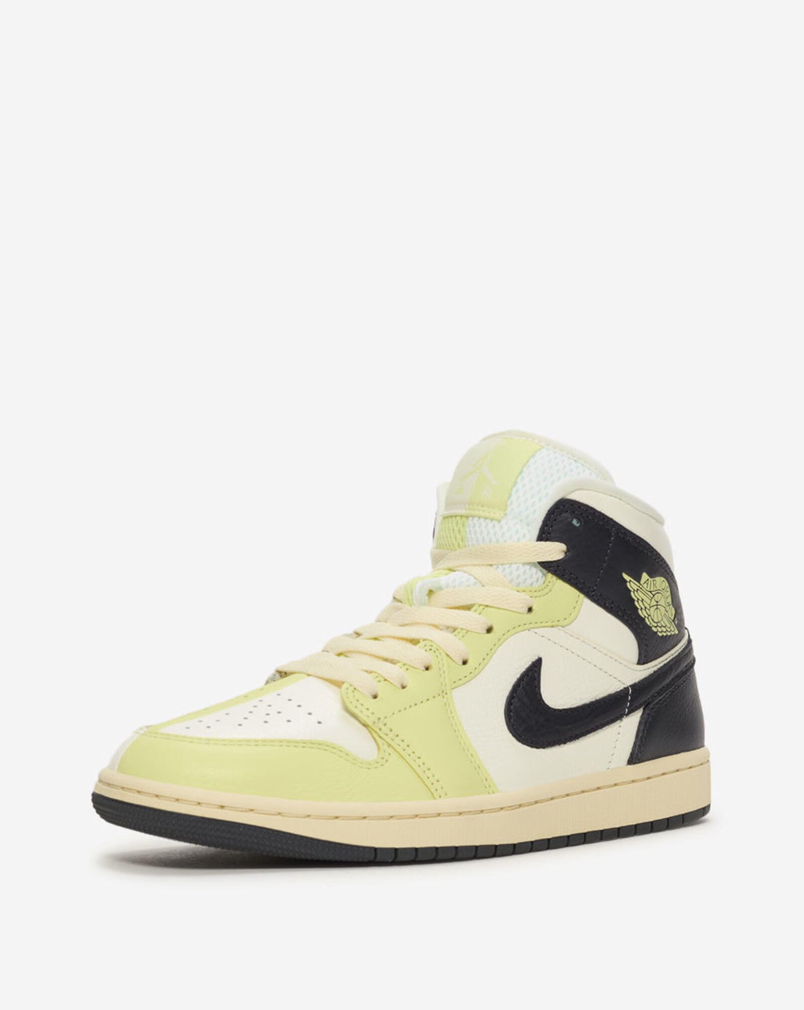 Air Jordan 1 Mid SE Sail | Luminous Green | Anthracite