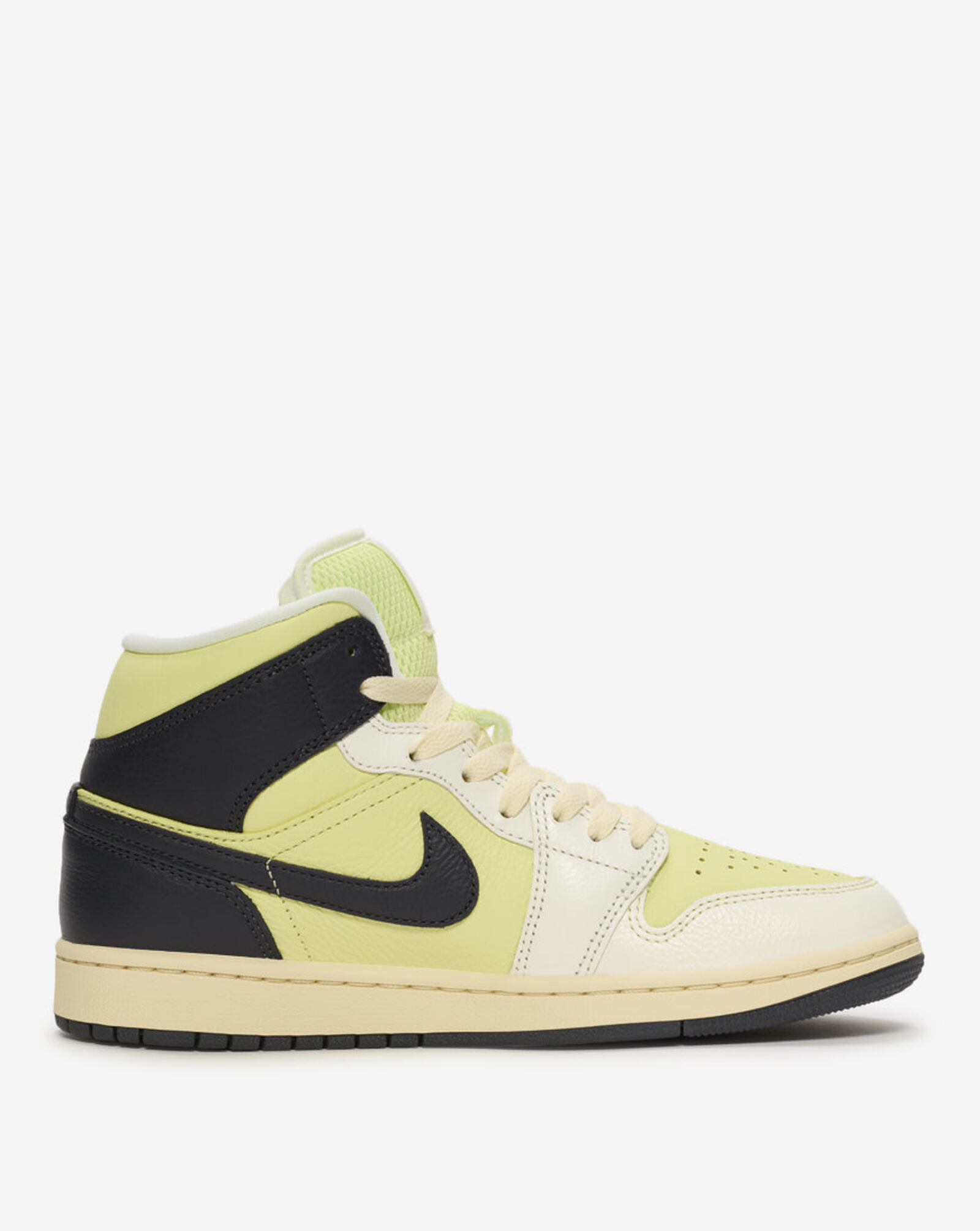 Air Jordan 1 Mid SE Sail | Luminous Green | Anthracite