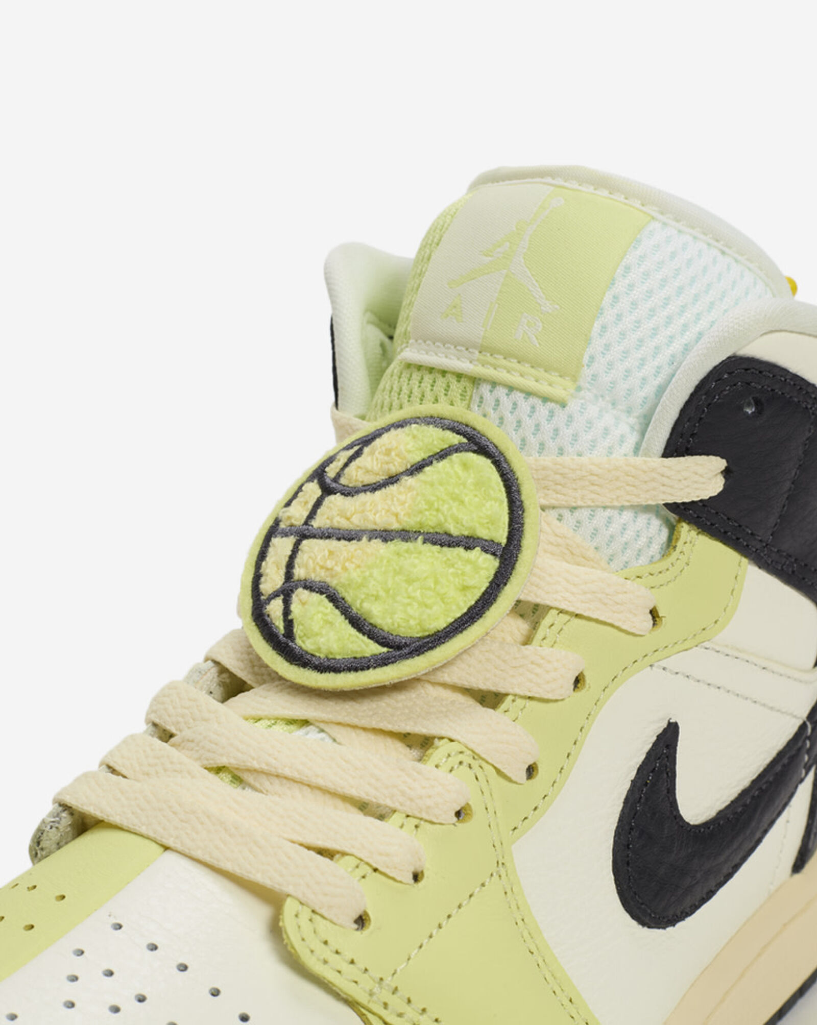 Air Jordan 1 Mid SE Sail | Luminous Green | Anthracite