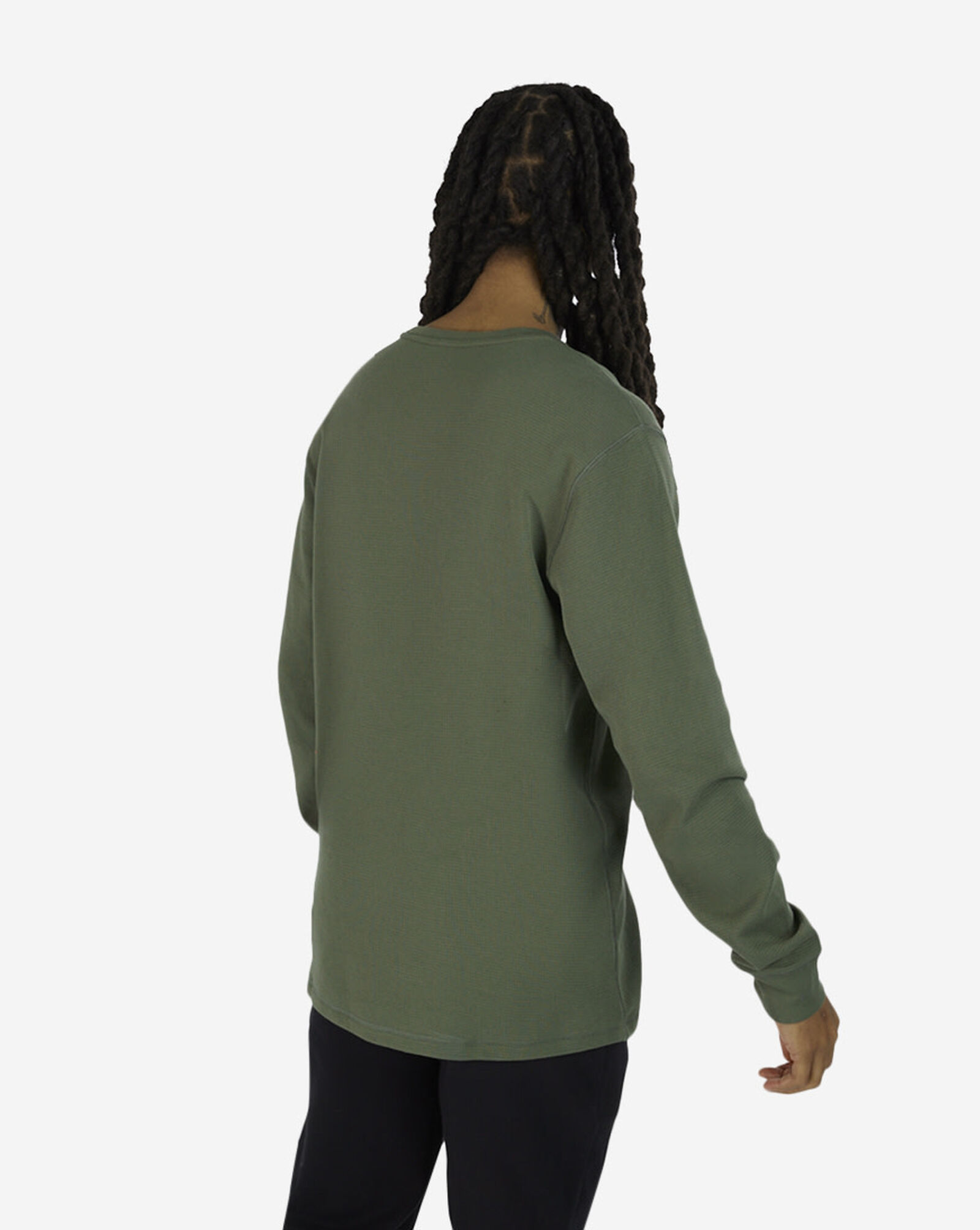 Long-Sleeve Waffle Thermal Crew Mountain Green 3 Long-Sleeve Waffle Thermal Crew Mountain Green