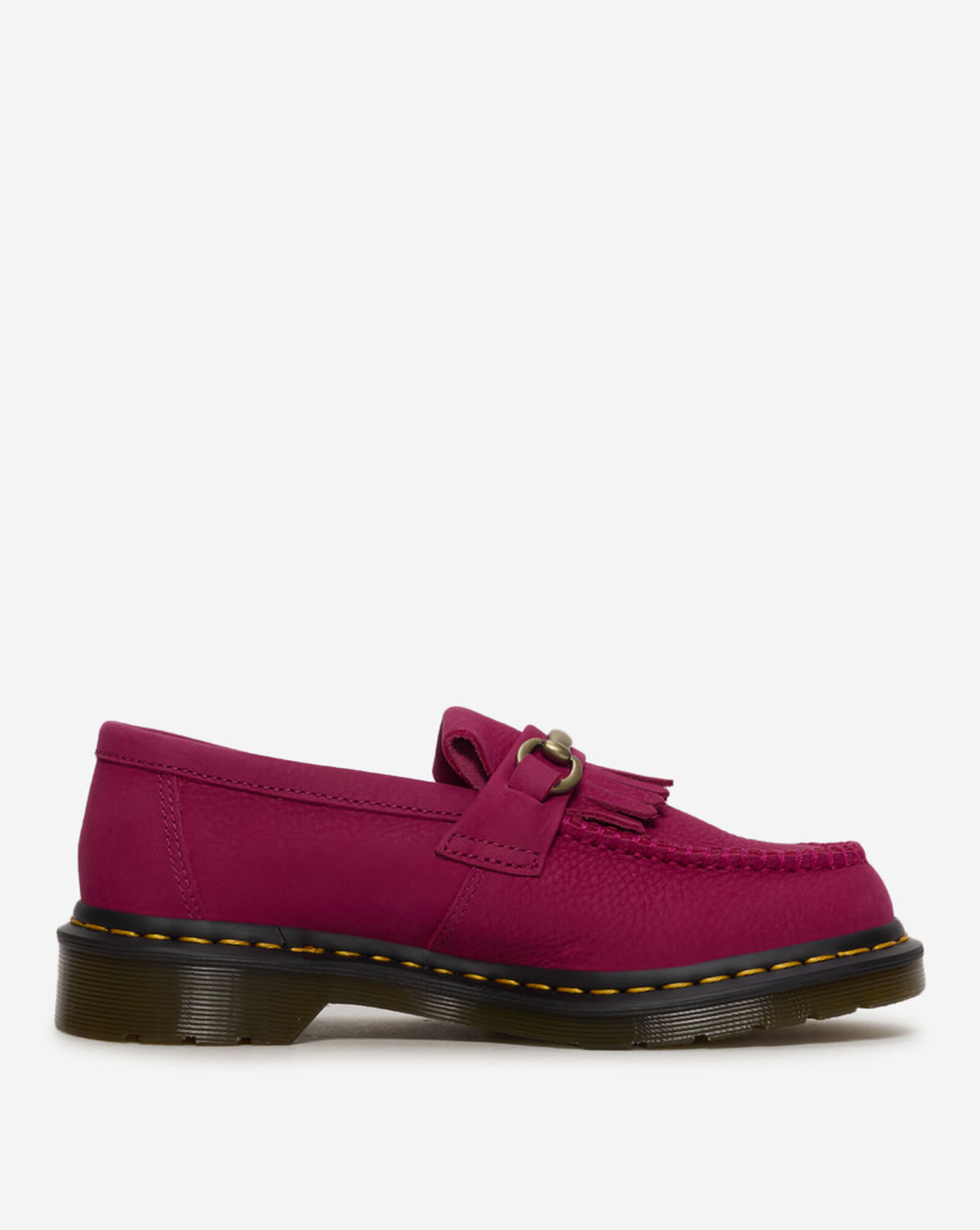 Adrian Snaffle Milled Nubuck Loafers Fuchsia Pink
