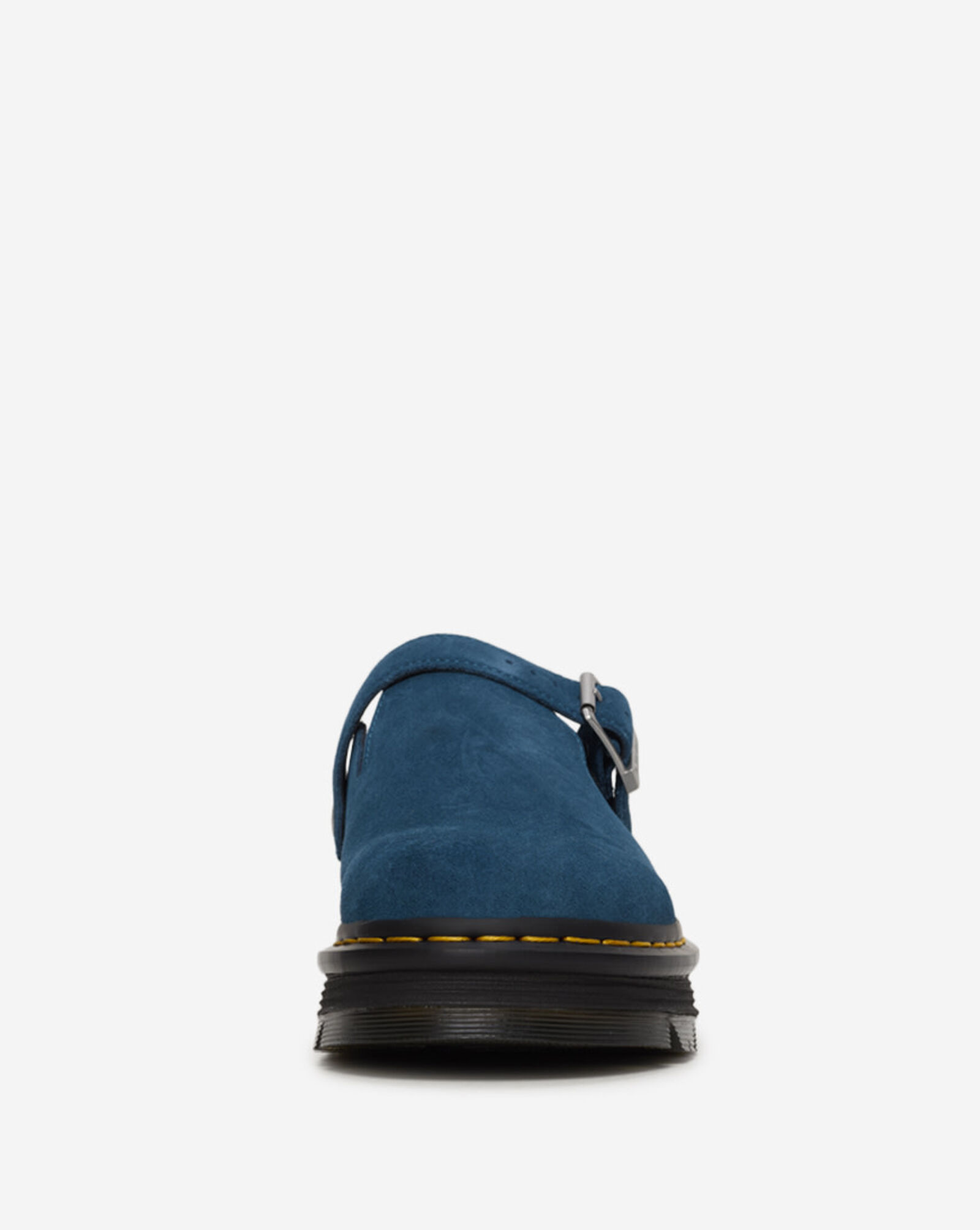 Zebzag Suede Slingback Platform Mules Neptune Blue