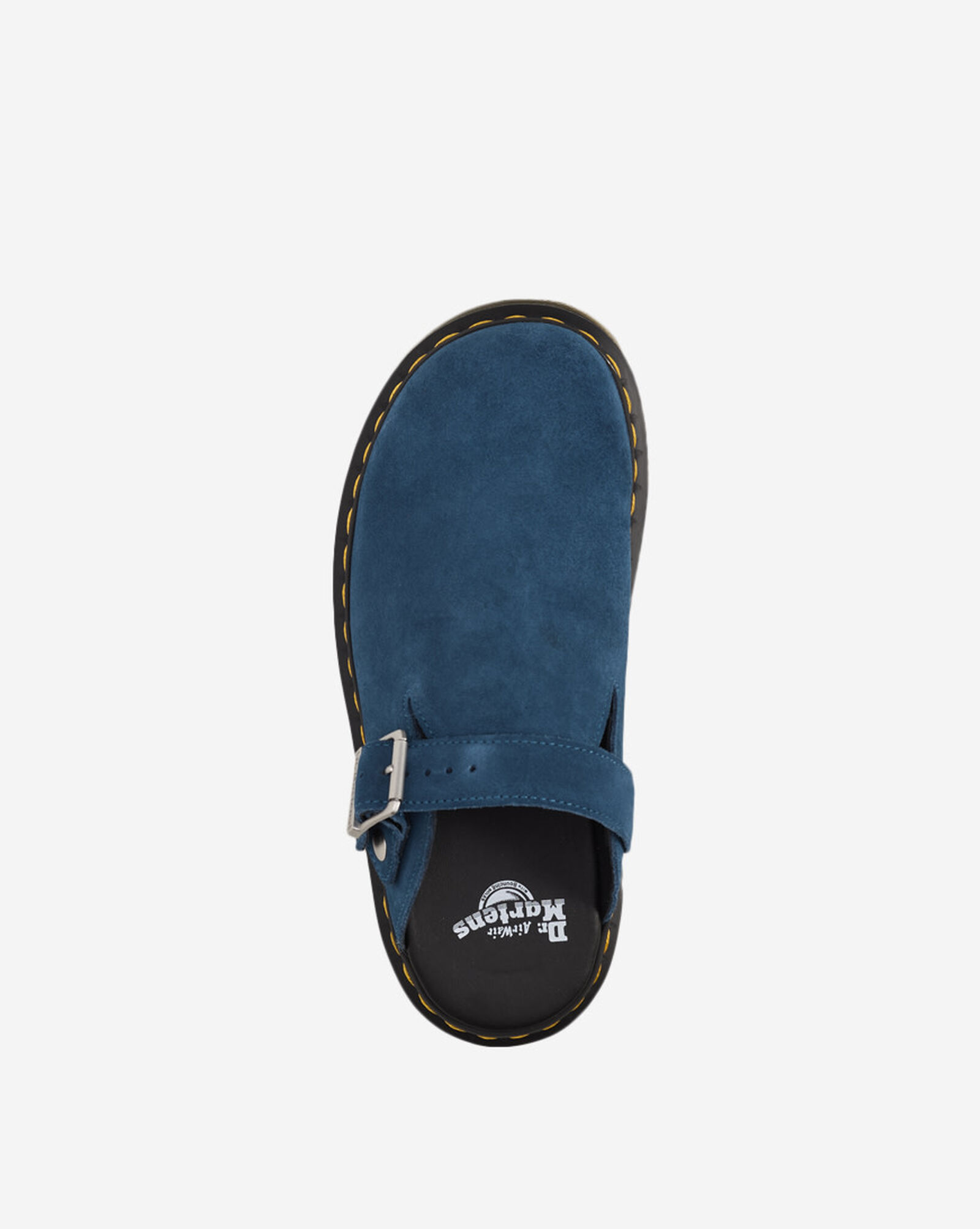 Zebzag Suede Slingback Platform Mules Neptune Blue