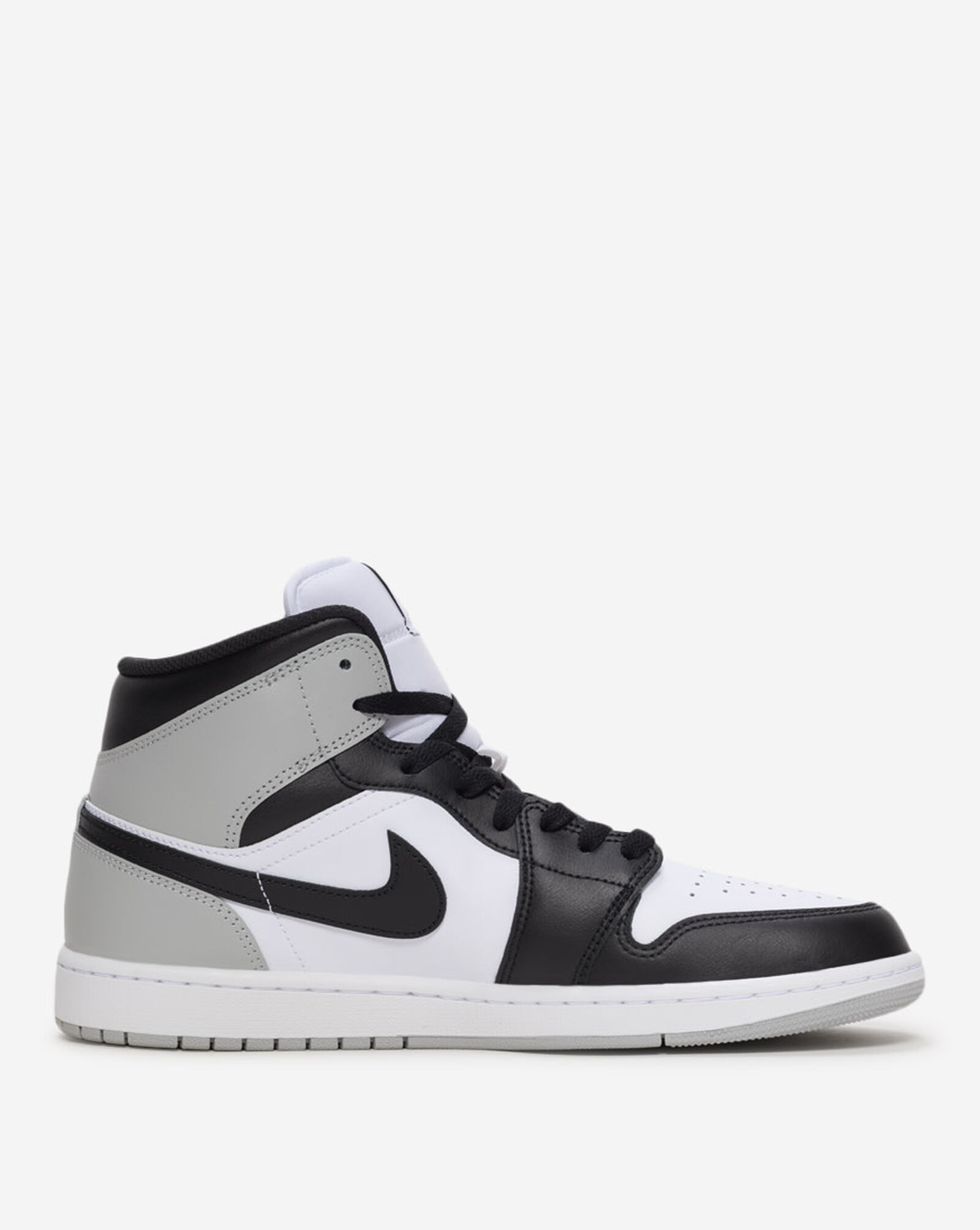 Air Jordan 1 Mid White | Black | Light Smoke Grey 4 Air Jordan 1 Mid White | Black | Light Smoke Grey