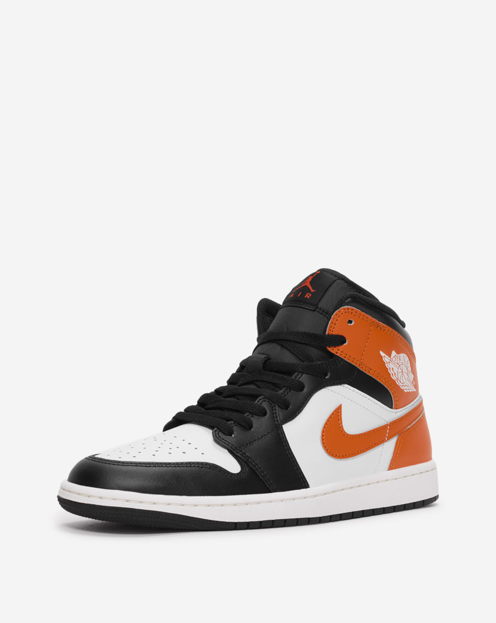 Air Jordan 1 Mid Starfish | Black | White | Sail