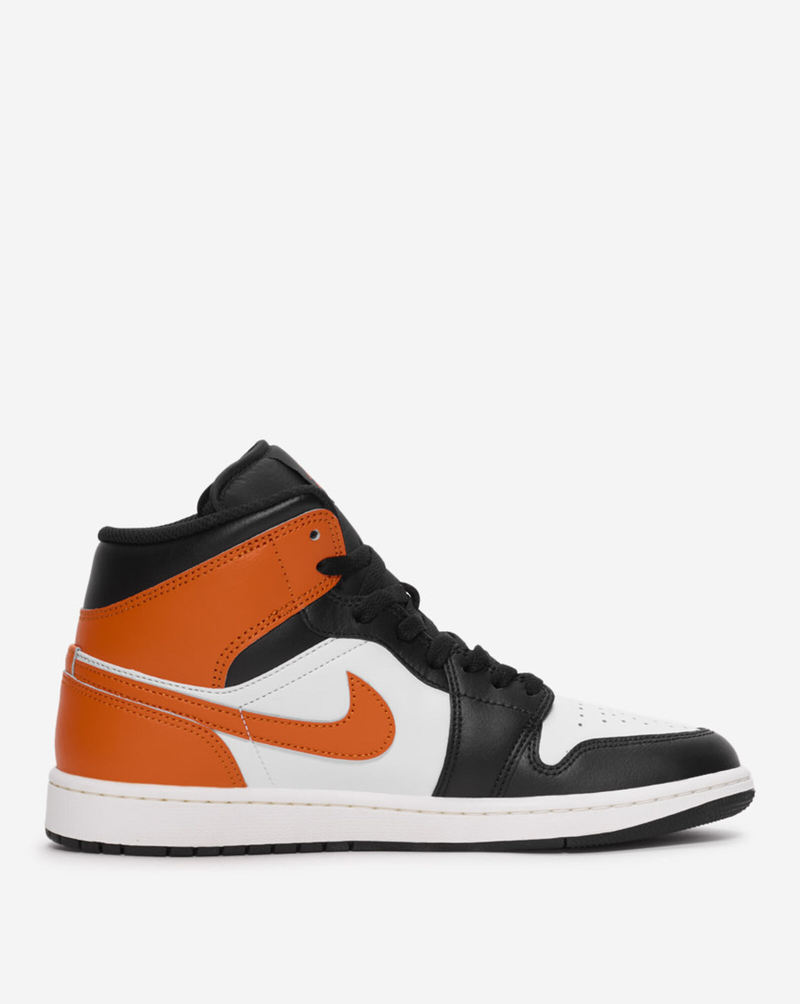 Air Jordan 1 Mid Starfish | Black | White | Sail