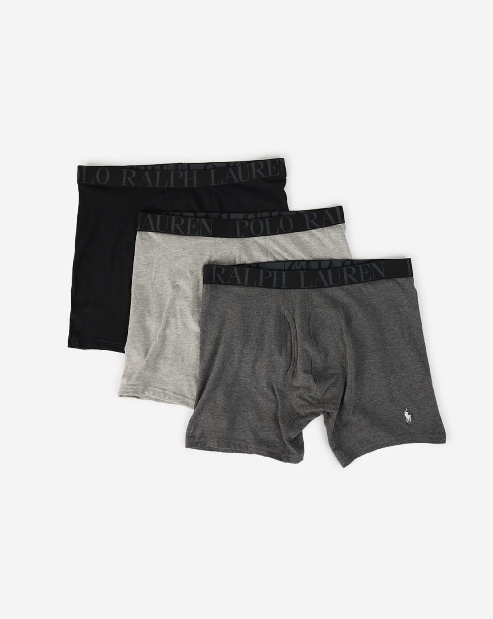 3PK Stretch Boxer Briefs Black | Heather
