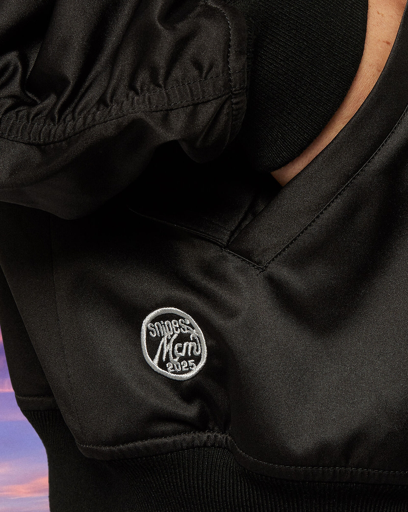 MCM x SNIPES Miami Palm Bomber Jacket Black Black