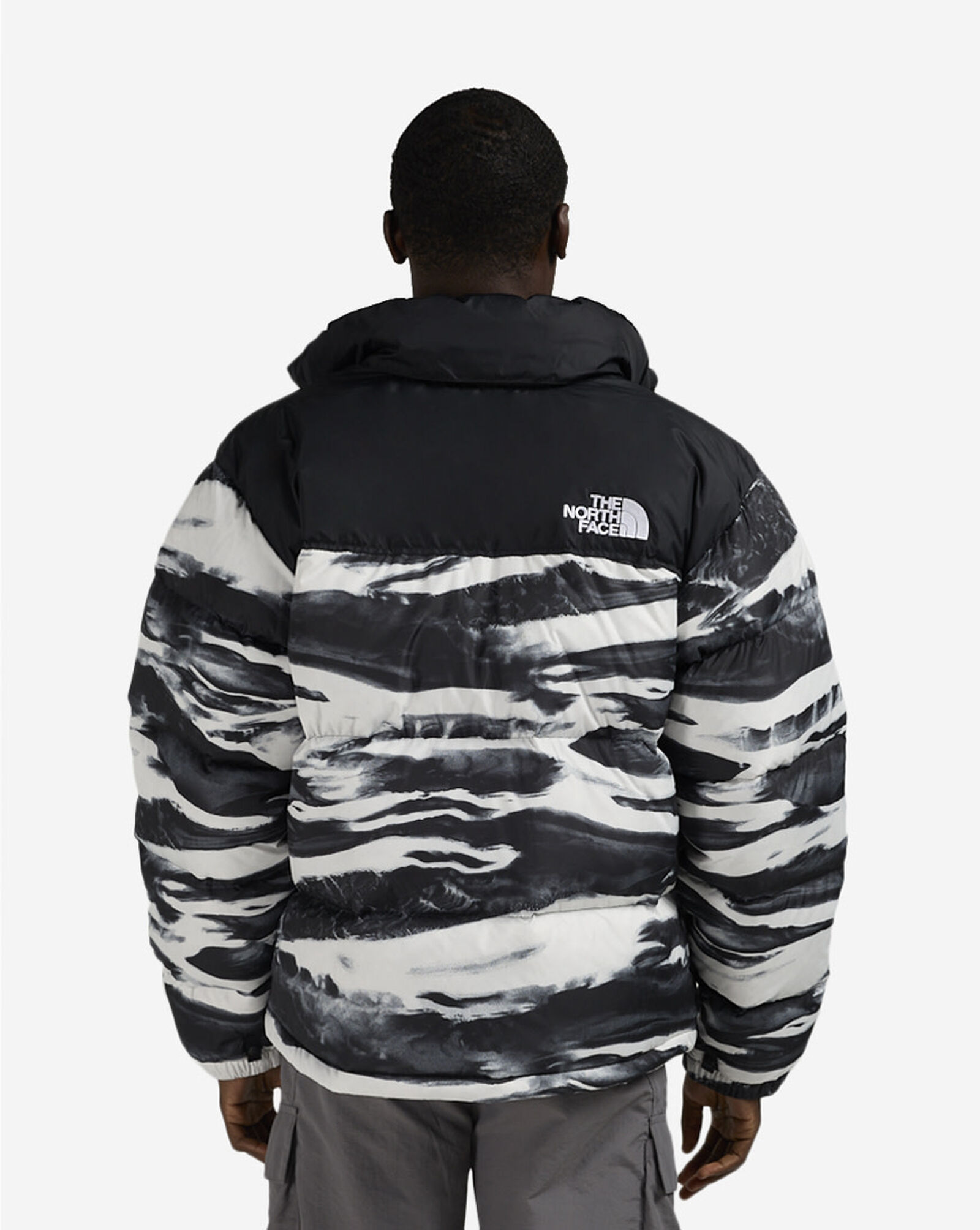 1996 Retro Nuptse Jacket White | Black