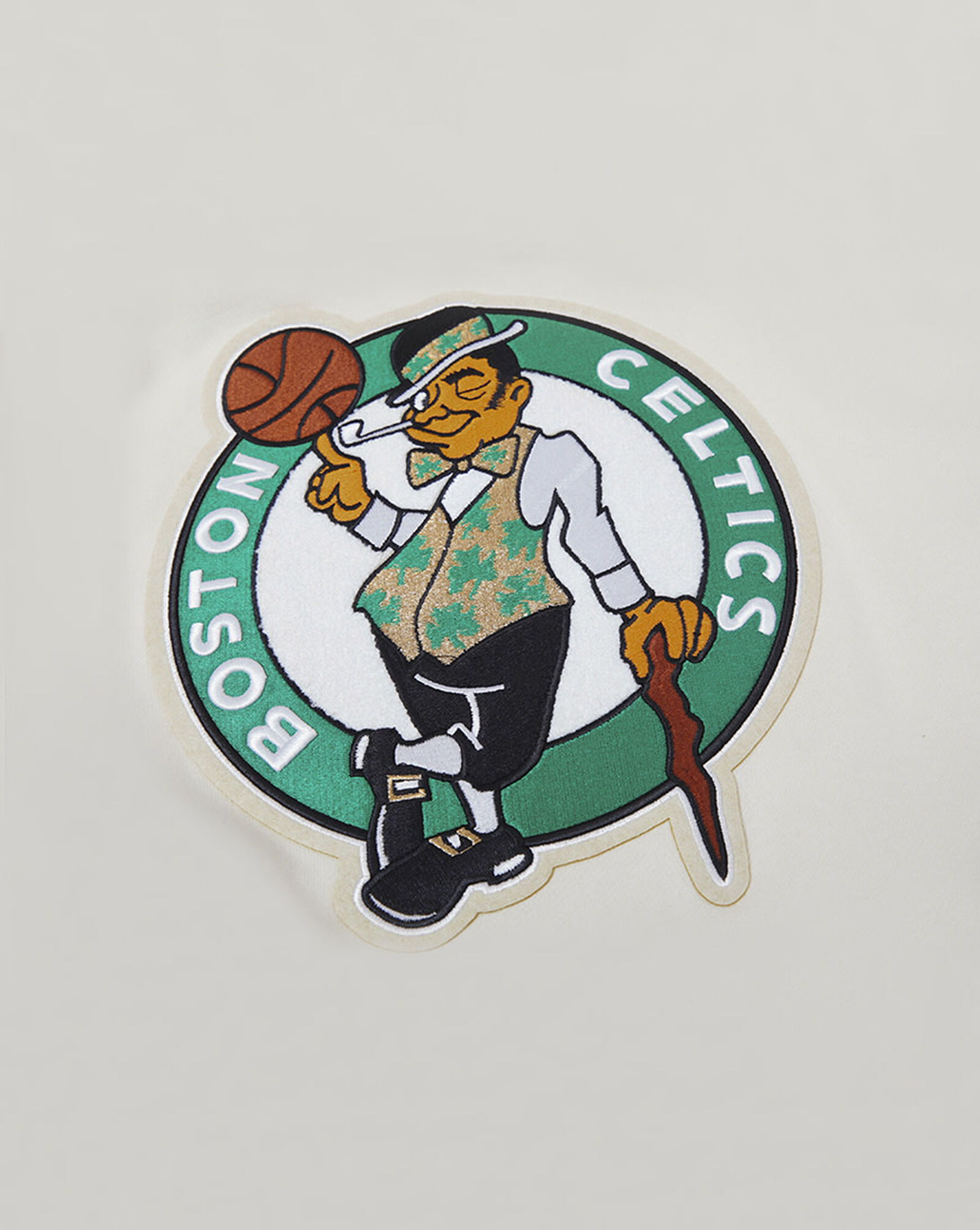 Boston Celtics Retro Classic Fleece Pull Over Hoodie Cream 4 Boston Celtics Retro Classic Fleece Pull Over Hoodie Cream