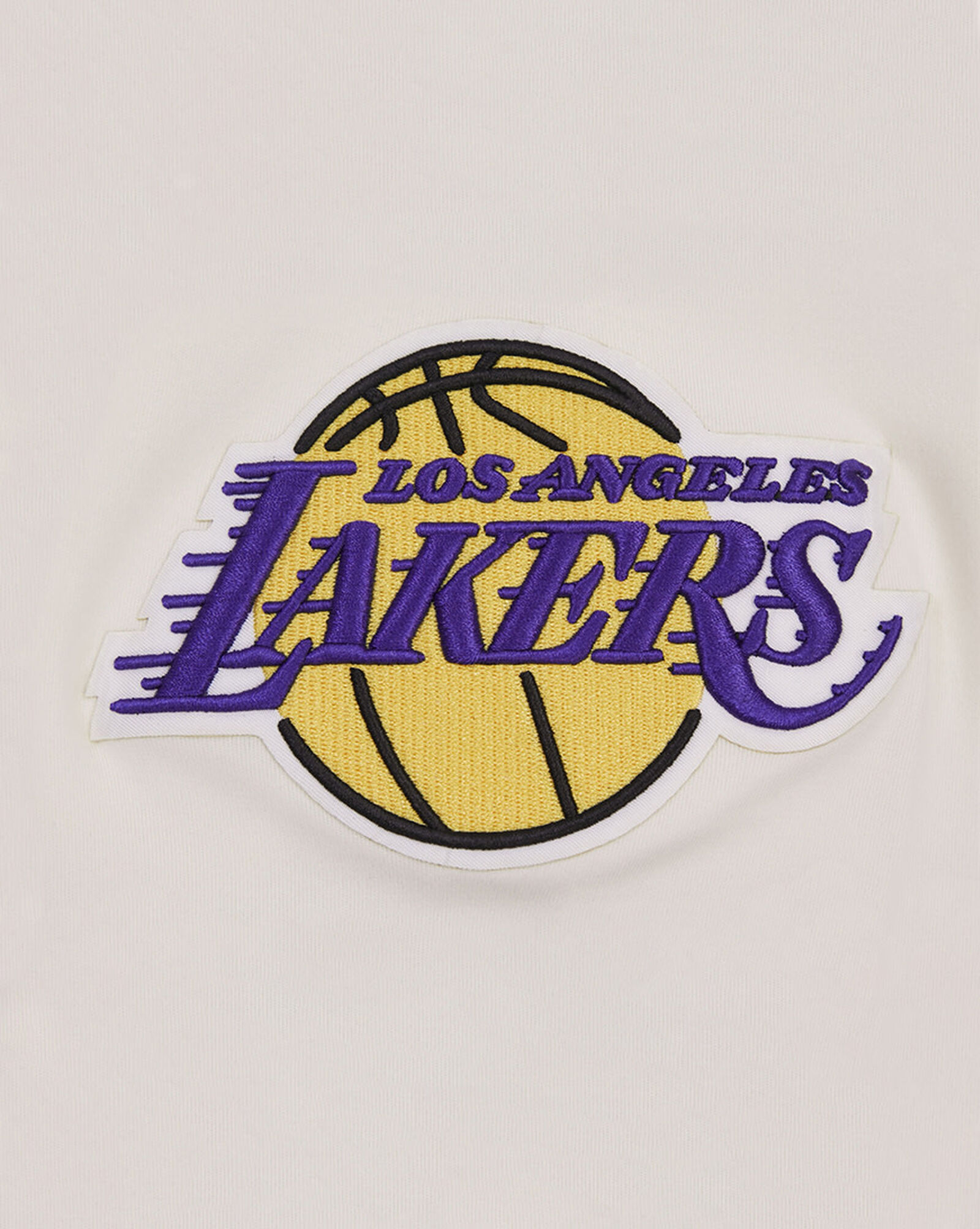 Los Angeles Lakers Retro Classic Double Knit Tee Cream