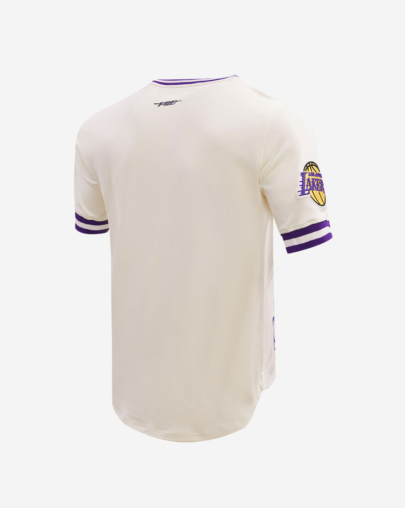 Los Angeles Lakers Retro Classic Double Knit Tee Cream 3 Los Angeles Lakers Retro Classic Double Knit Tee Cream