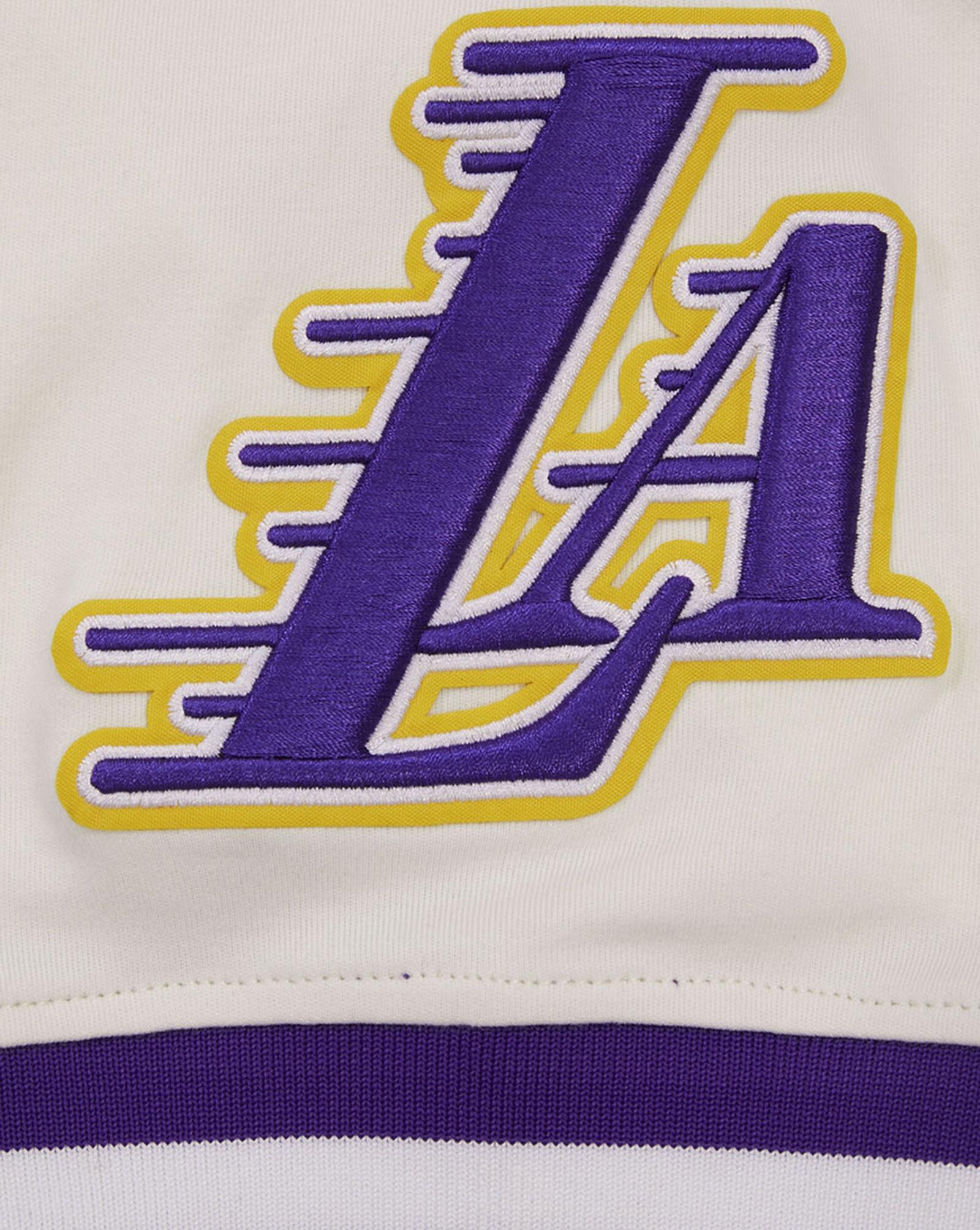 Los Angeles Lakers Retro Classic Double Knit Tee Cream 4 Los Angeles Lakers Retro Classic Double Knit Tee Cream
