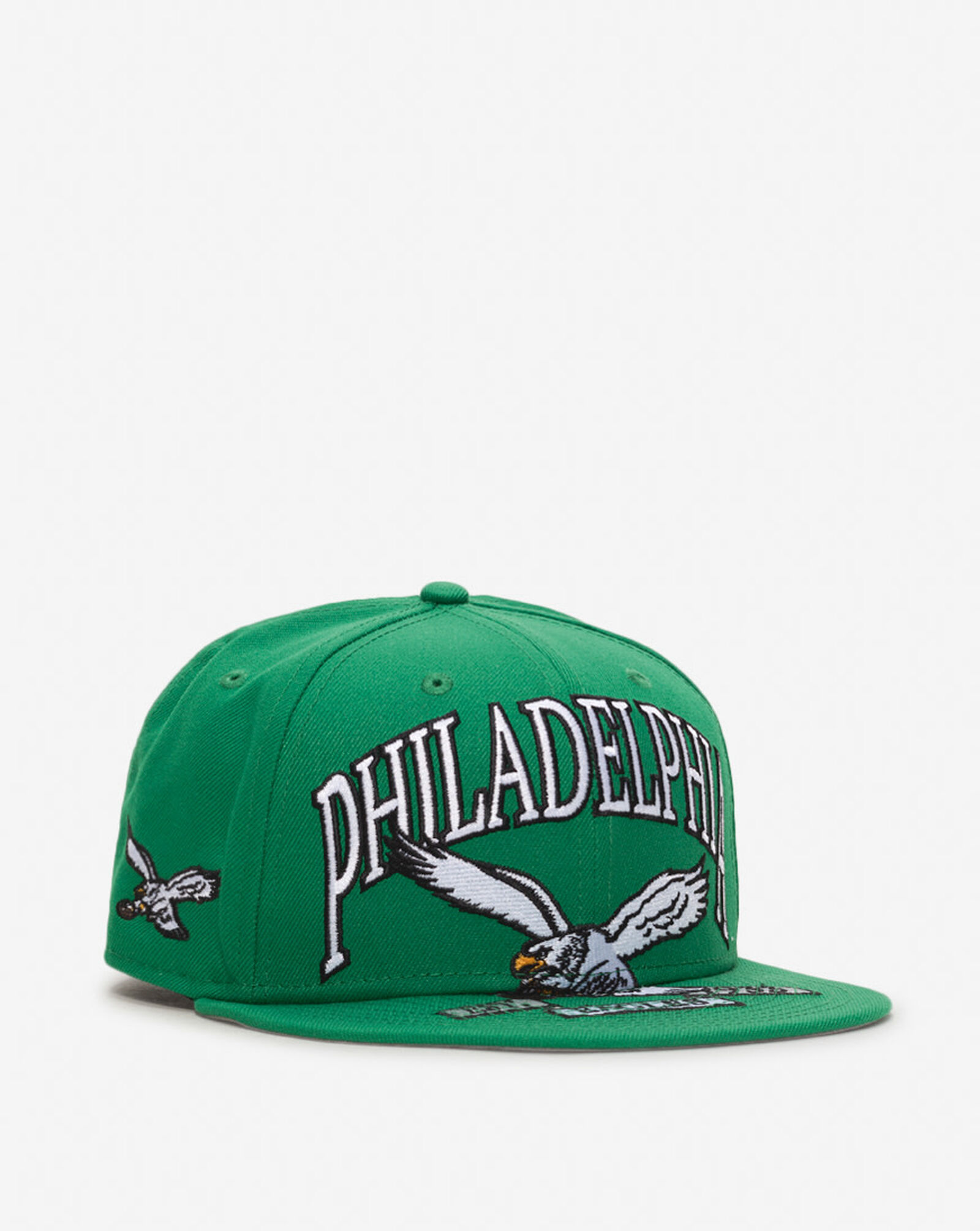 59Fifty Philadelphia Eagles Oversized Script Fitted Hat Green