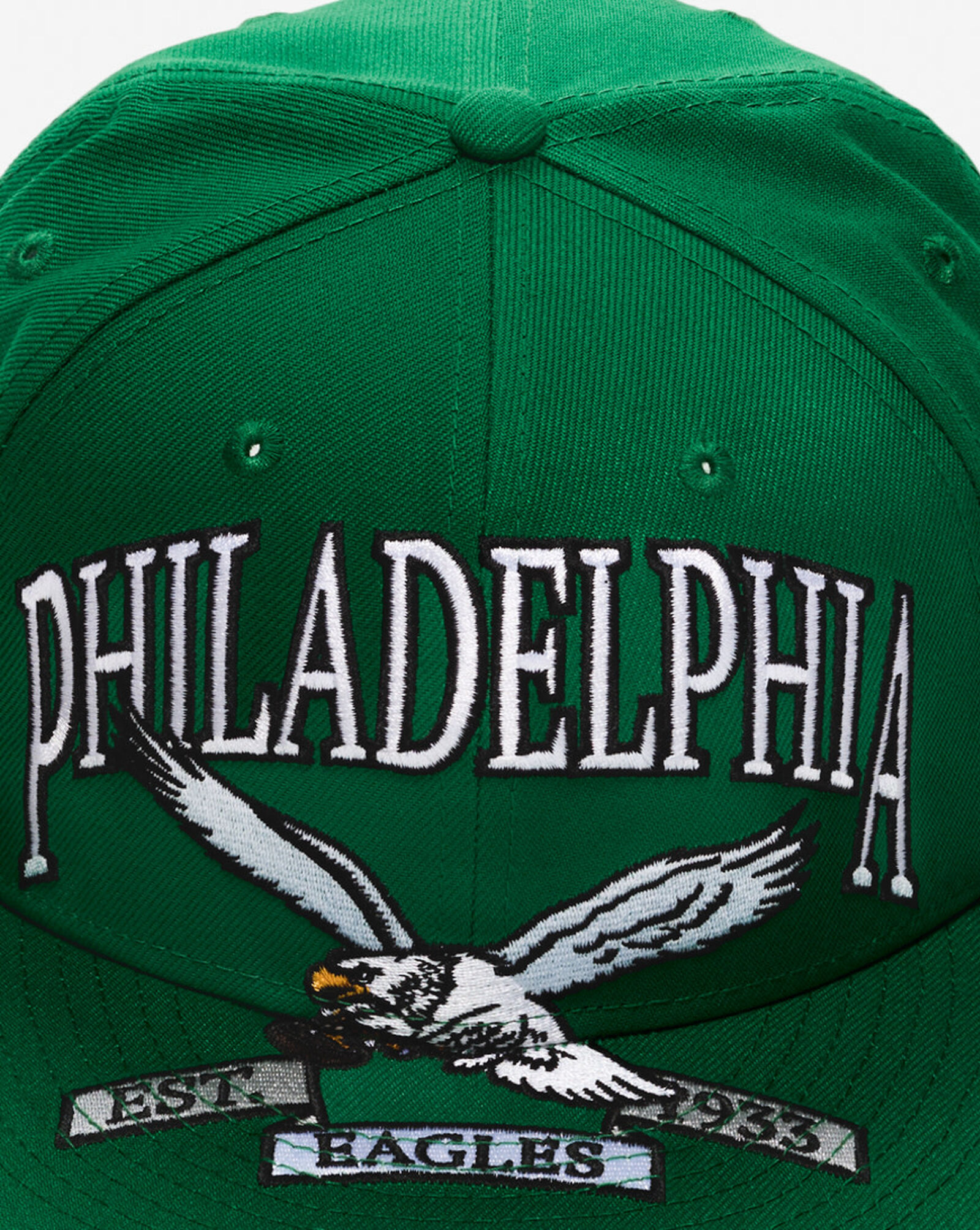 59Fifty Philadelphia Eagles Oversized Script Fitted Hat Green