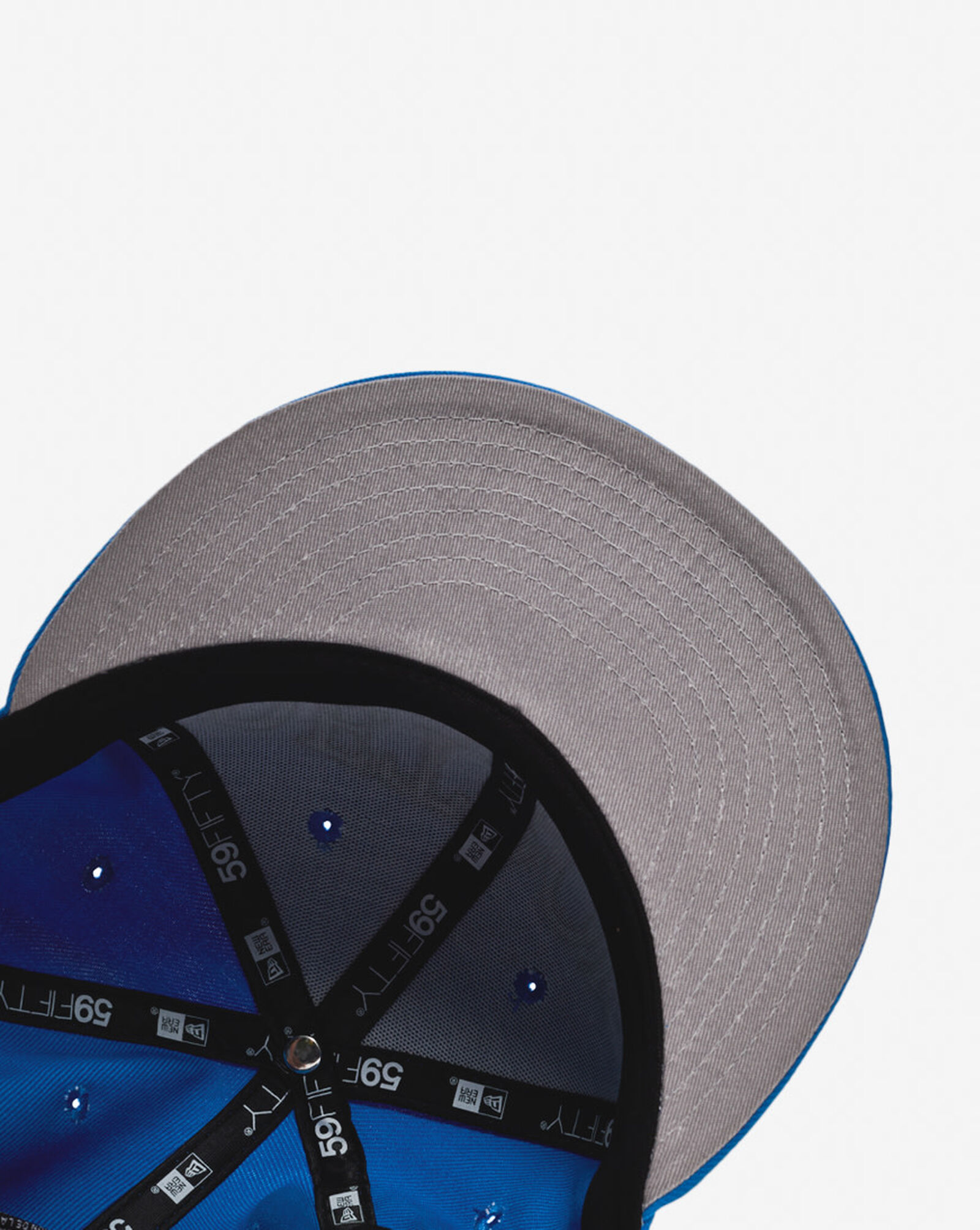 59Fifty Detroit Lions Oversized Script Fitted Hat Blue