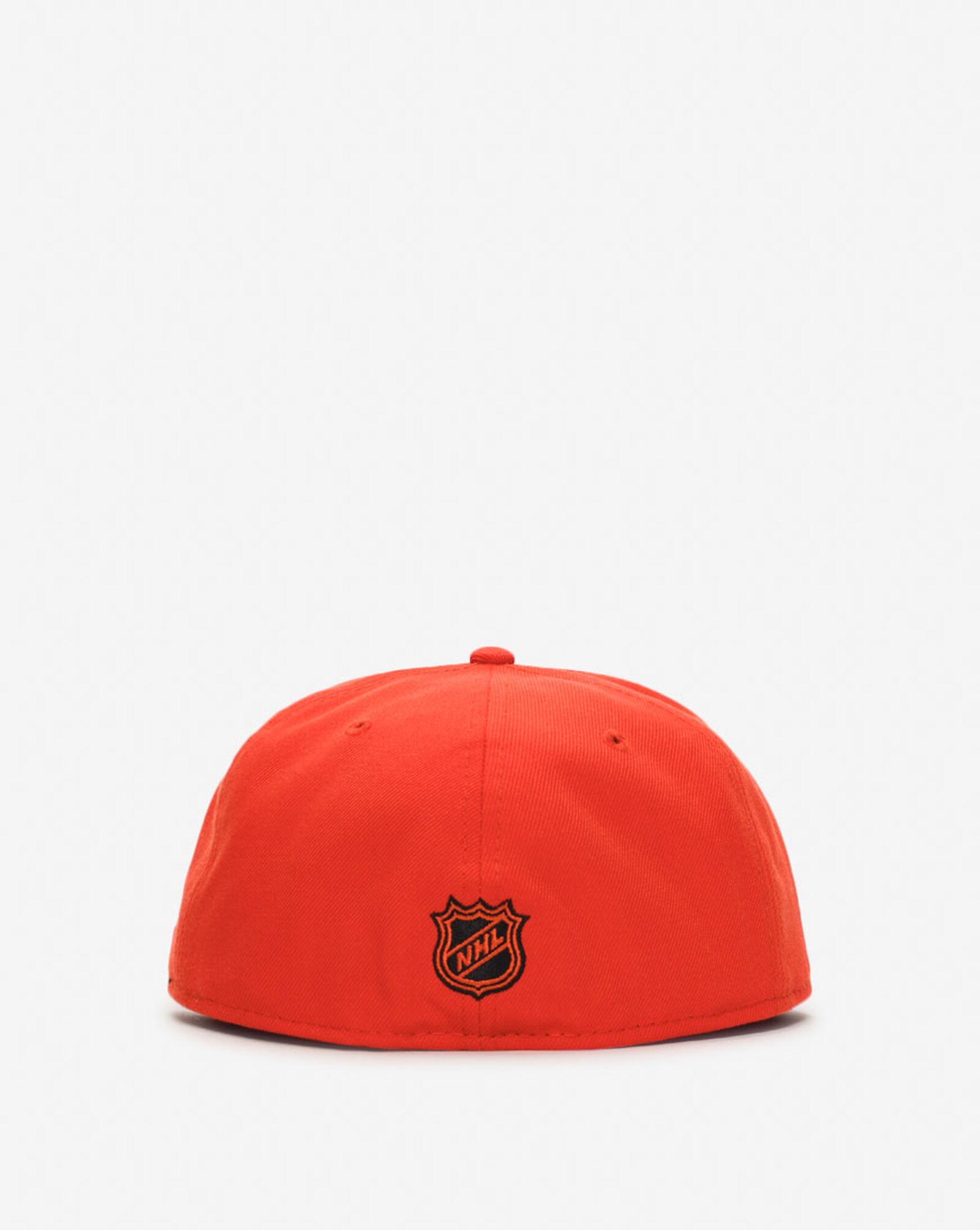 59Fifty Anaheim Ducks Oversized Script Fitted Hat Orange