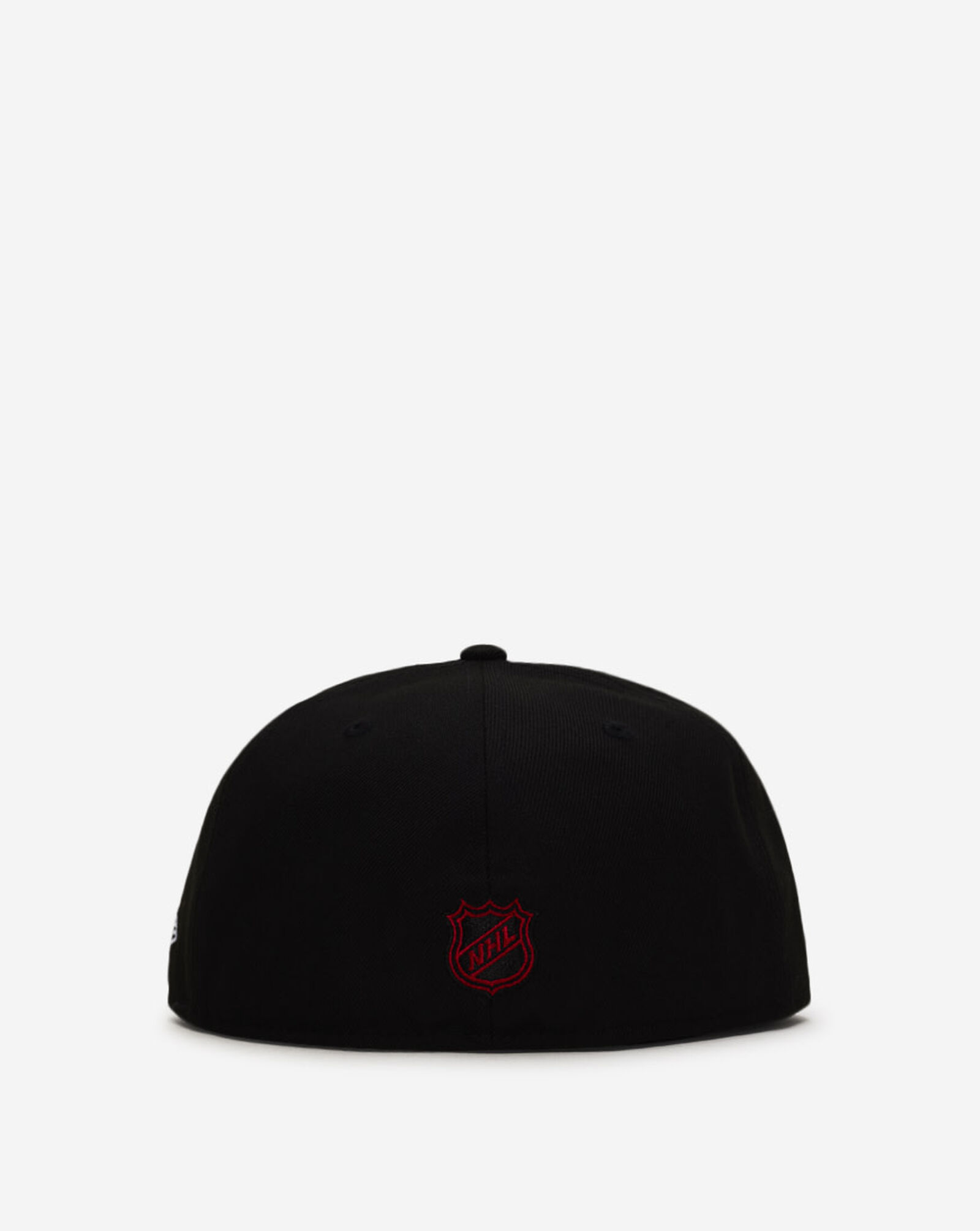 59Fifty Chicago Black Hawks Oversized Script Fitted Hat Black