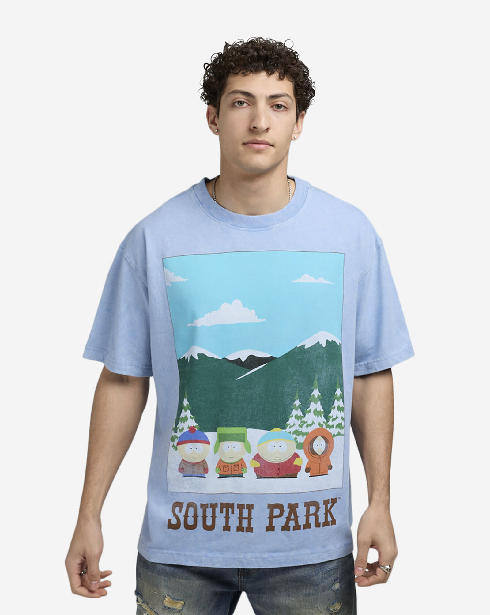 Spark Cartman Tee Sky Washed