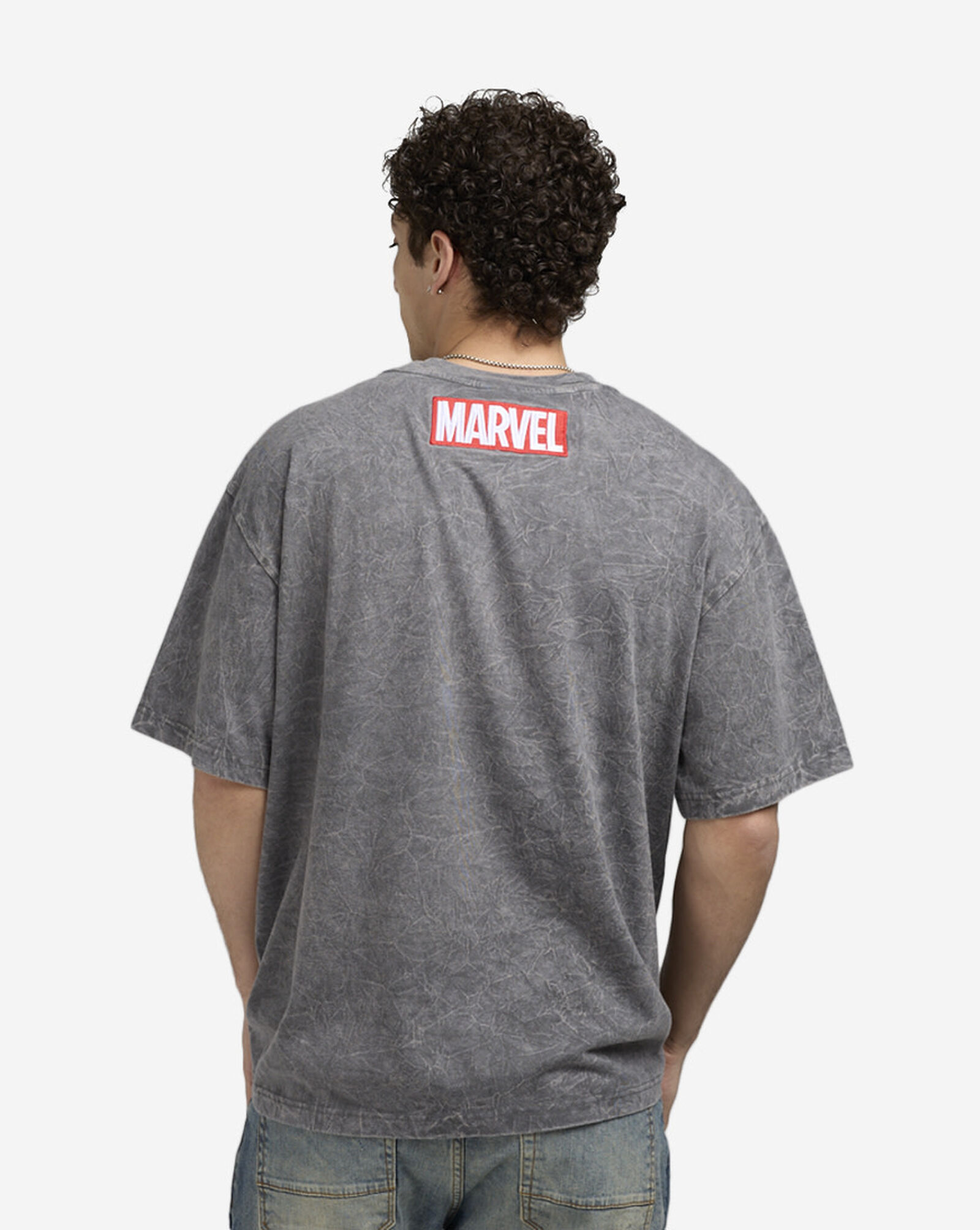 Marvel Tee Charcoal Washed