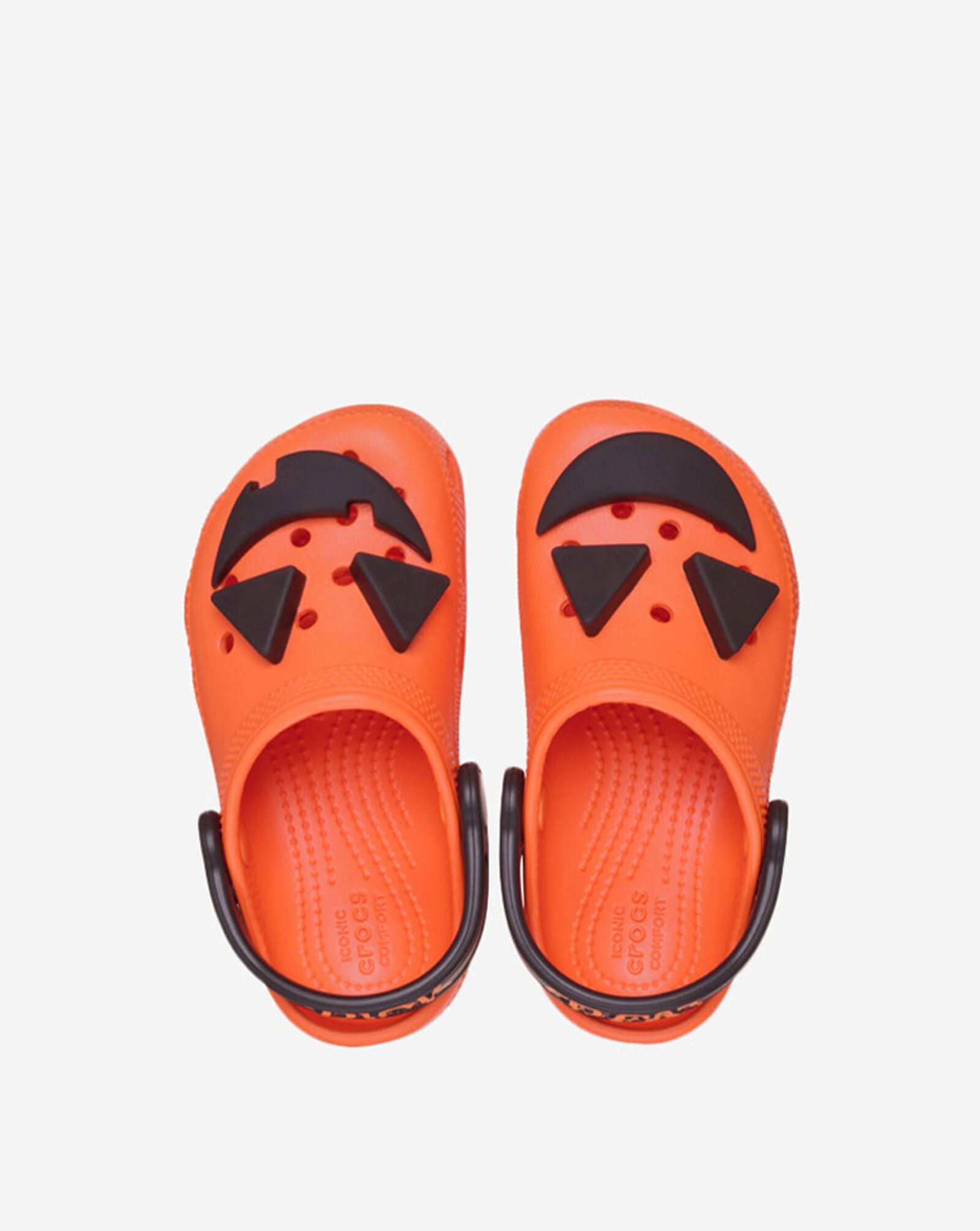 Grade School Classic Jack O' Lantern Lights Clog Orange