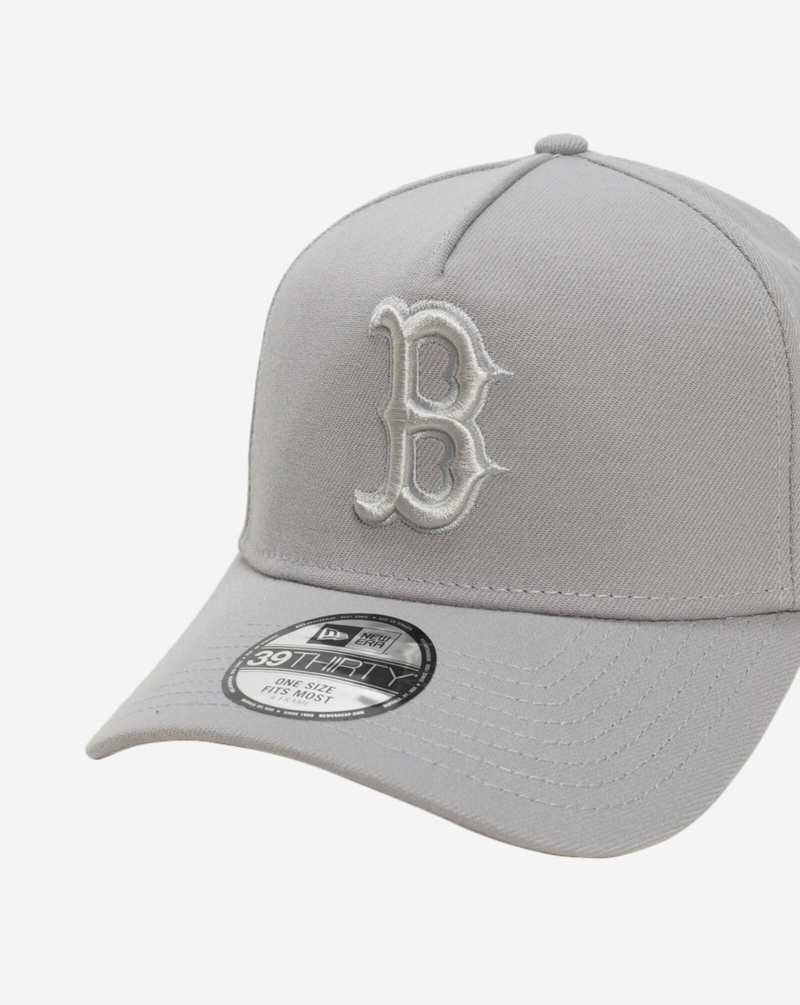 39Thirty Boston Red Sox Stretch Fit Fitted Hat Grey