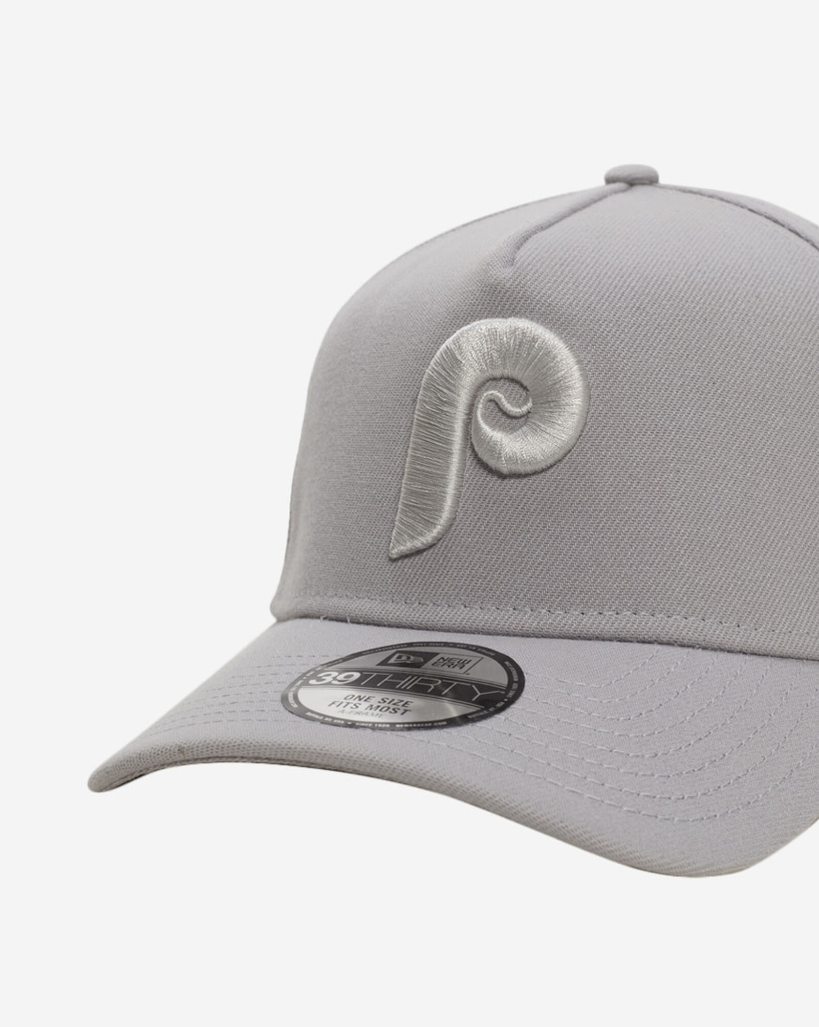 39Thirty Philadelphia Phillies Stretch Fit Fitted Hat Grey