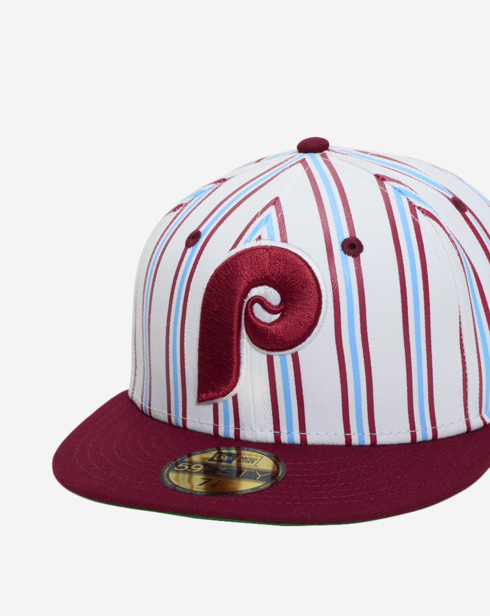 9Fifty 45th Anniversary Philadelphia Phillies Pinstripe A-Frame Snapback Hat White