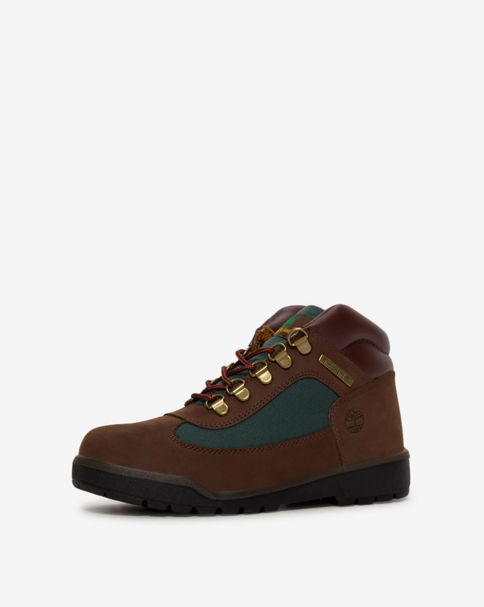 Grade School Field Boot Brown | Green