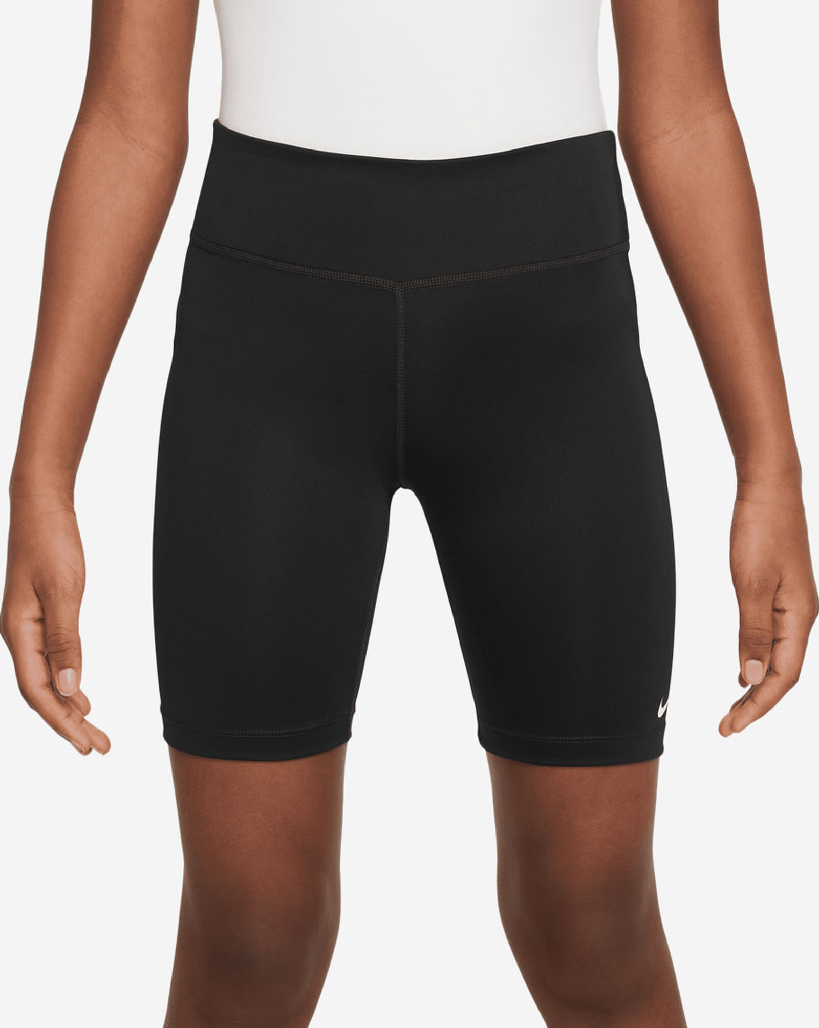 Big Kids' Dri-FIT One Bike Shorts Black | White