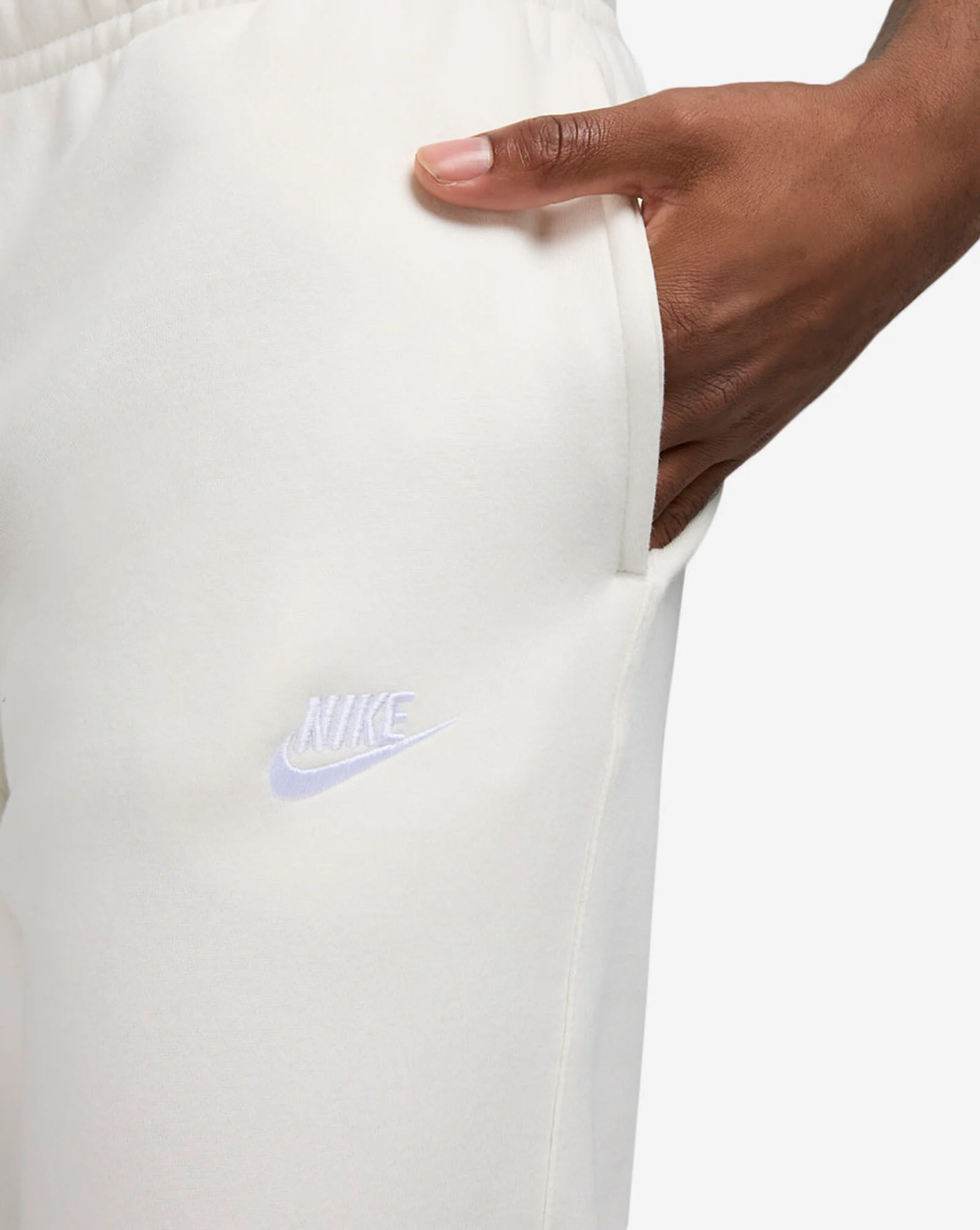 NSW Club Fleece Joggers Sail | White