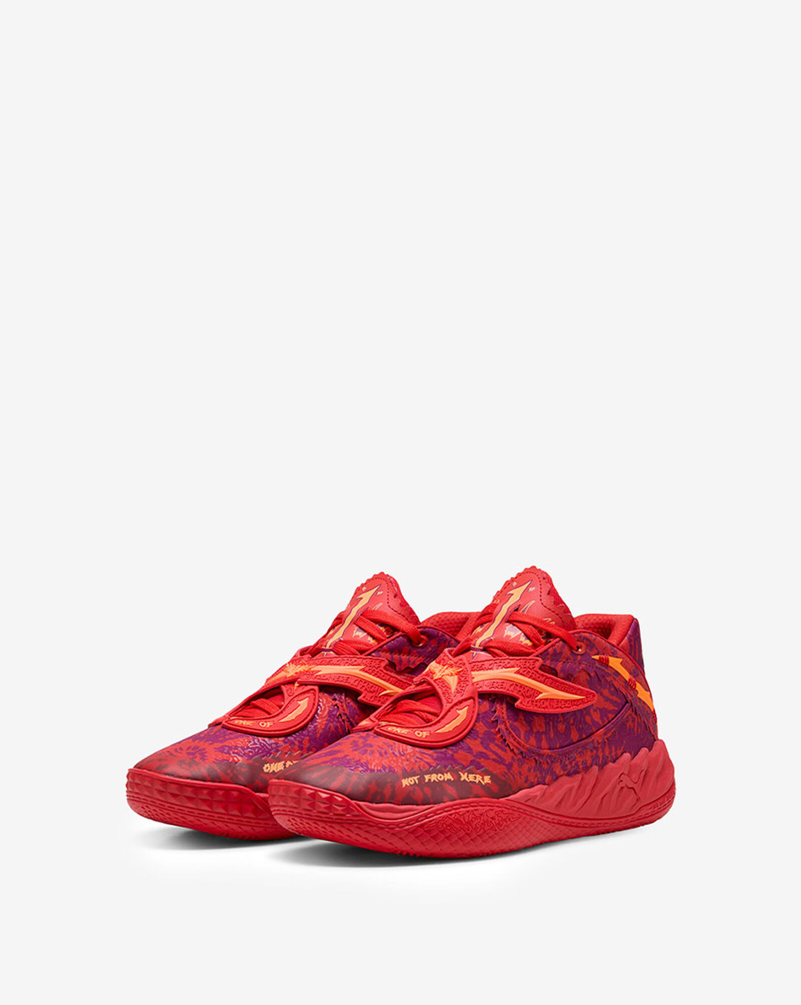Grade School MB.05 Crowd Surf Puma Red | Magenta Gleam | Fluro Orange Pes