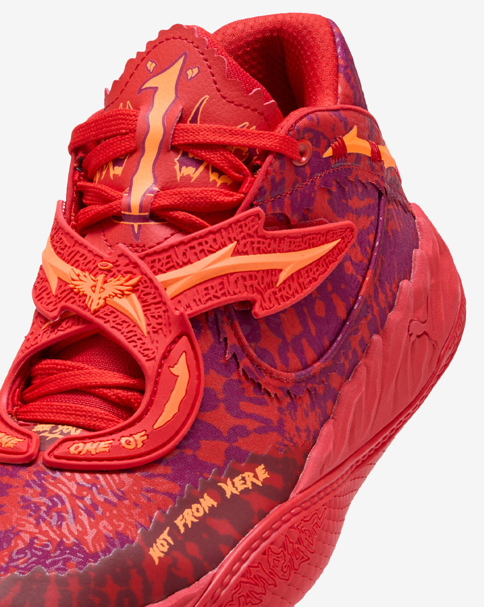 Grade School MB.05 Crowd Surf Puma Red | Magenta Gleam | Fluro Orange Pes