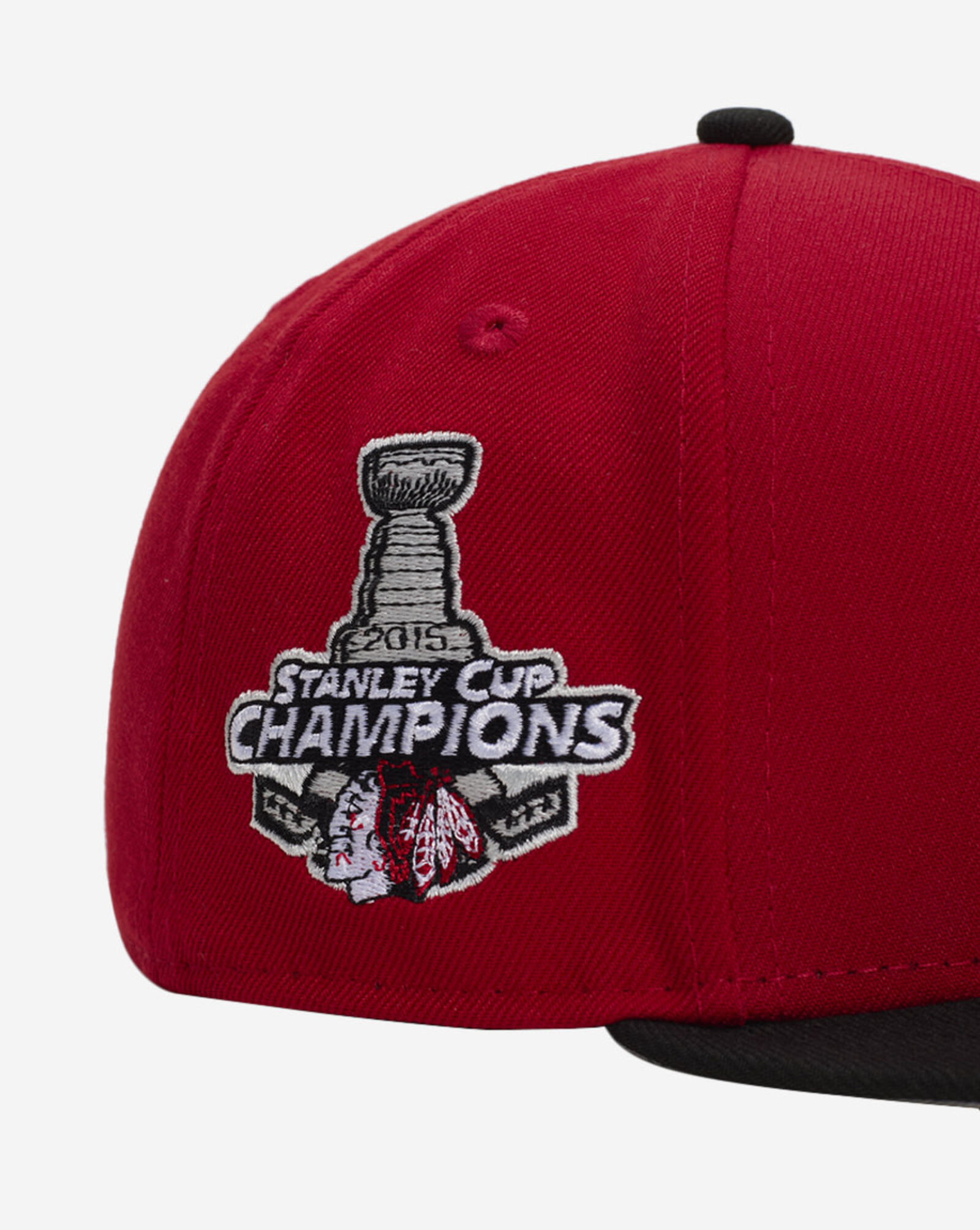 59Fifty Chicago Black Hawks Fire Red Fitted Hat Scarlet | Black