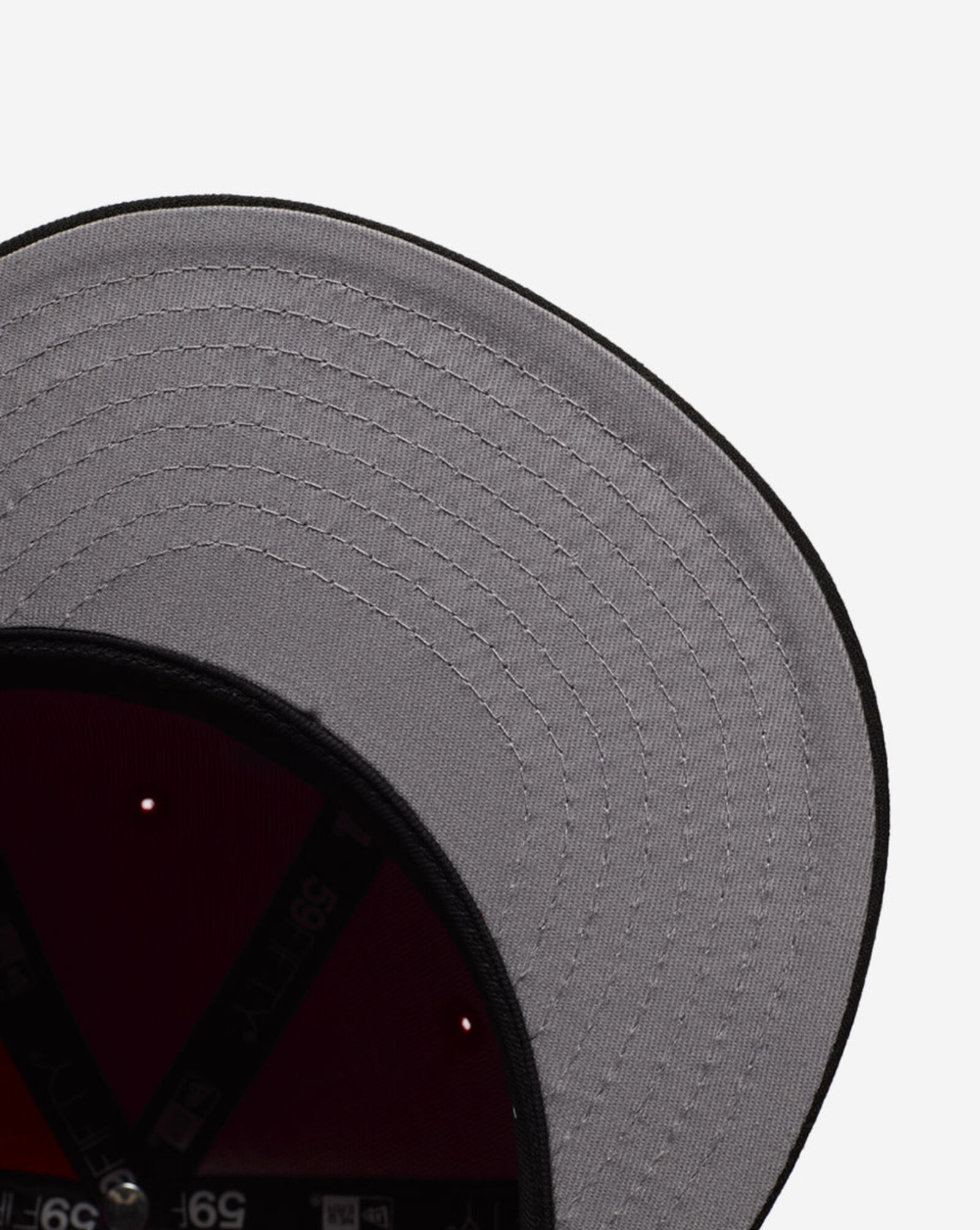 59Fifty Anaheim Ducks Fire Red Fitted Hat Scarlet | Black 4 59Fifty Anaheim Ducks Fire Red Fitted Hat Scarlet | Black