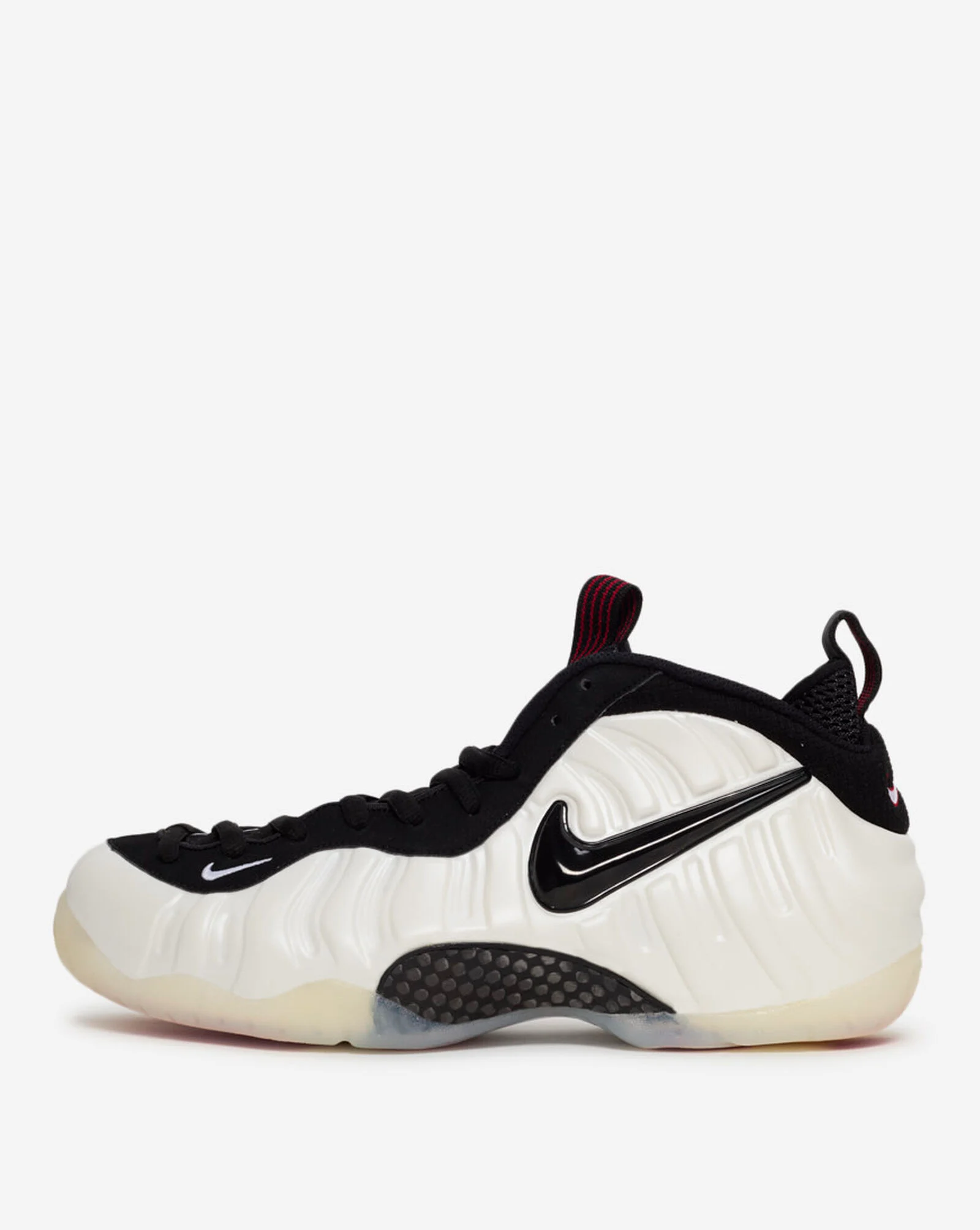 Air Foamposite Pro Pearl White | White | Black | True Red