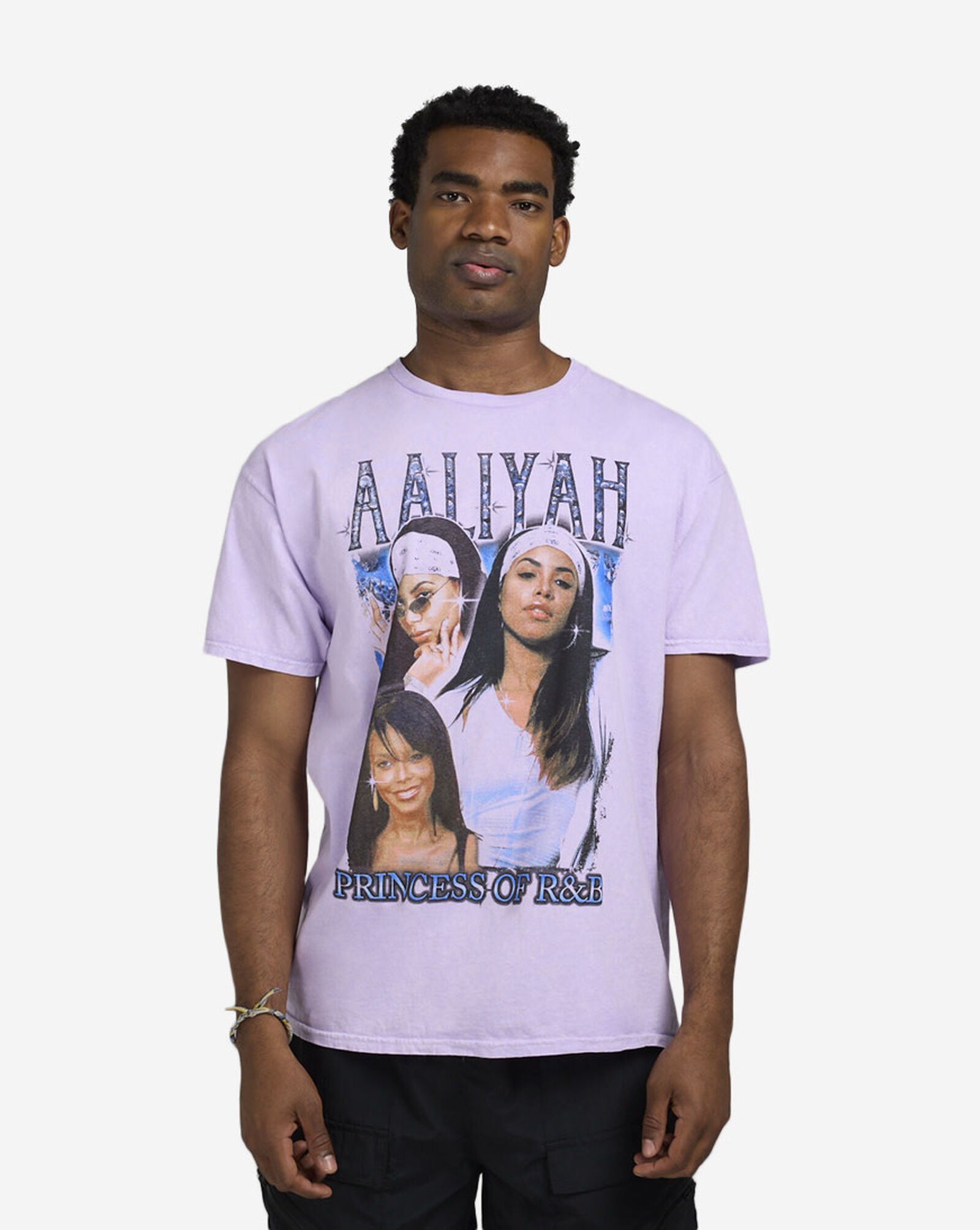 Washed Aaliyah Tee Purple
