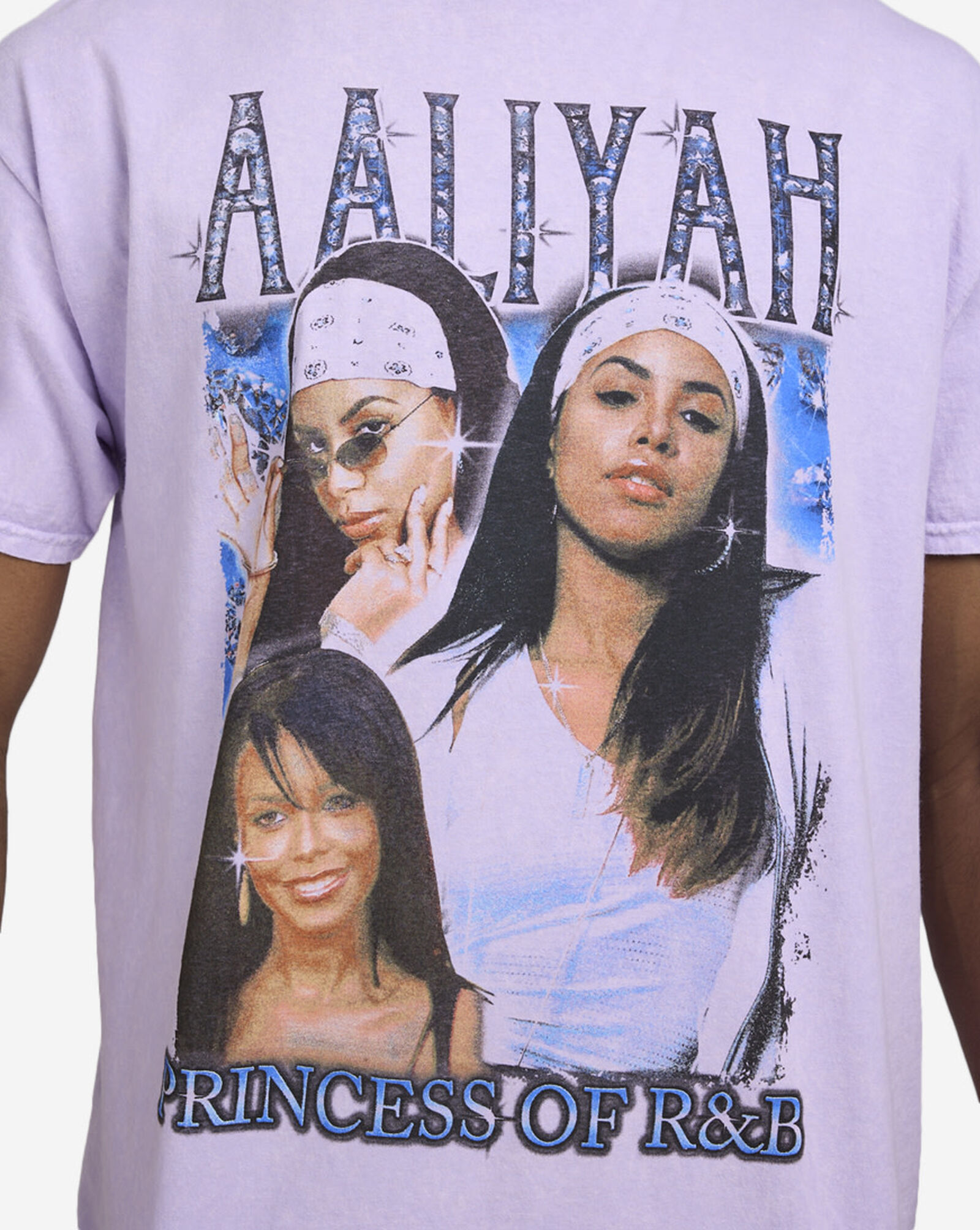 Washed Aaliyah Tee Purple