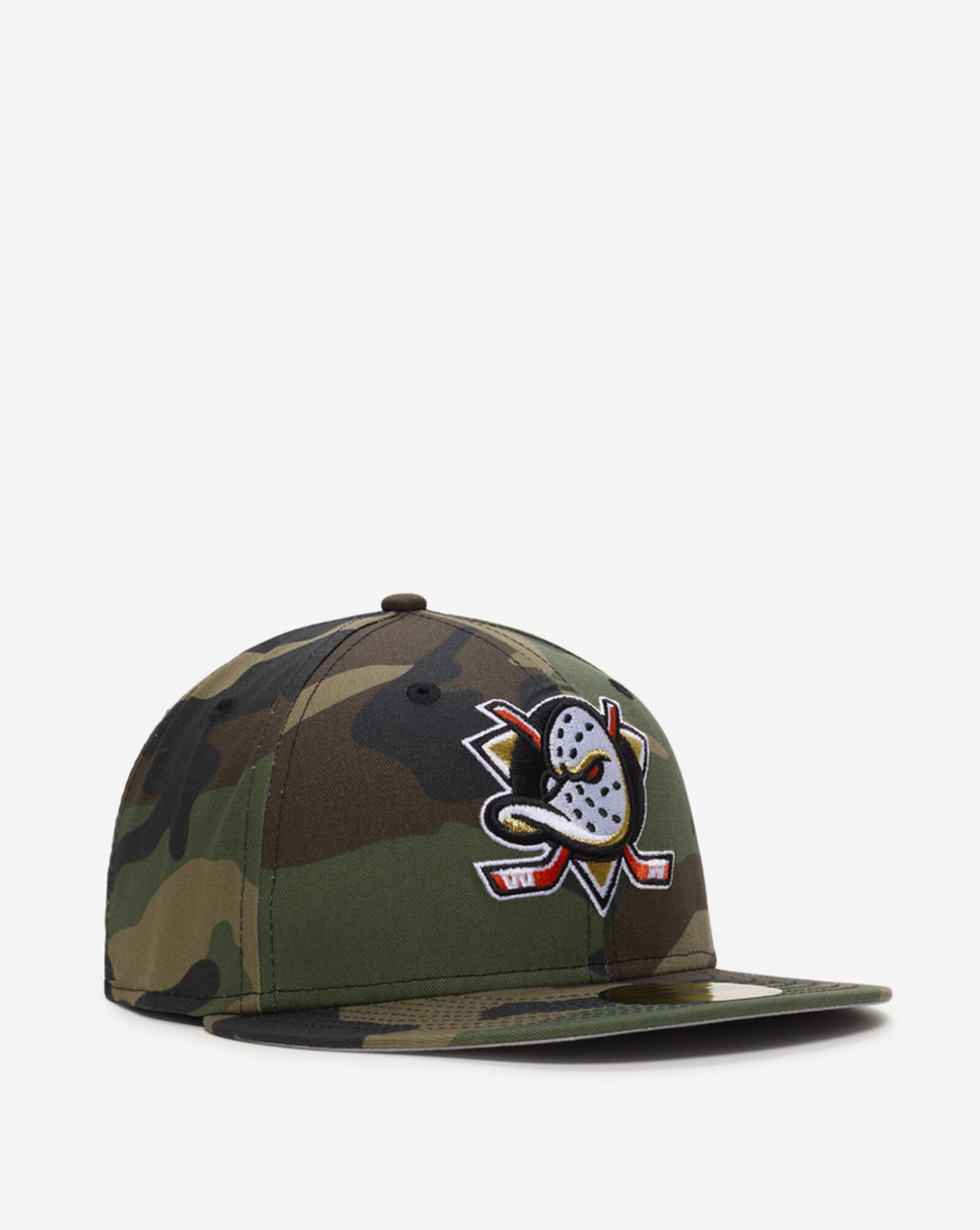 59Fifty Anaheim Ducks Fitted Hat Woodland Camo