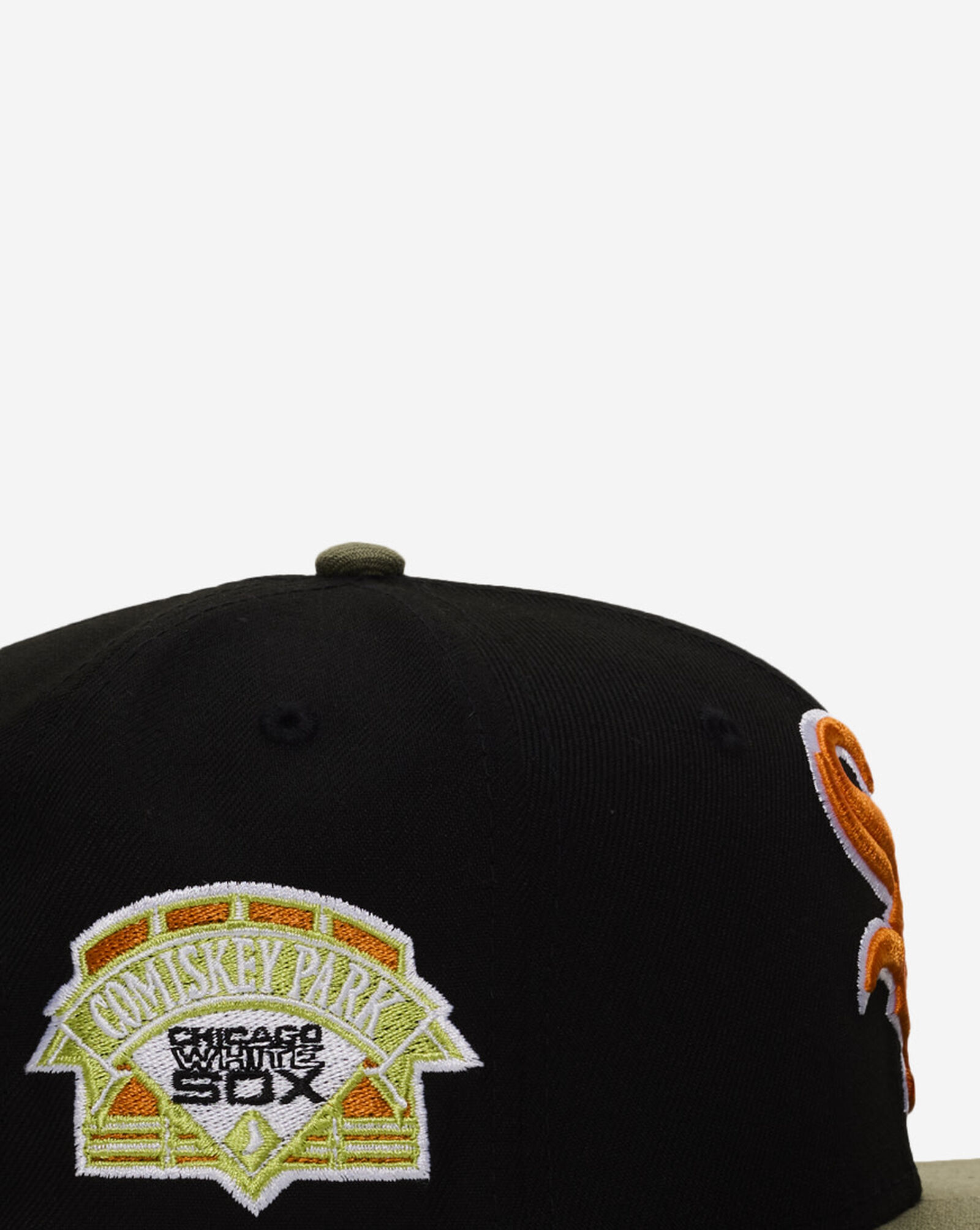 59Fifty Chicago White Sox Green Bark Fitted Hat Black | Green