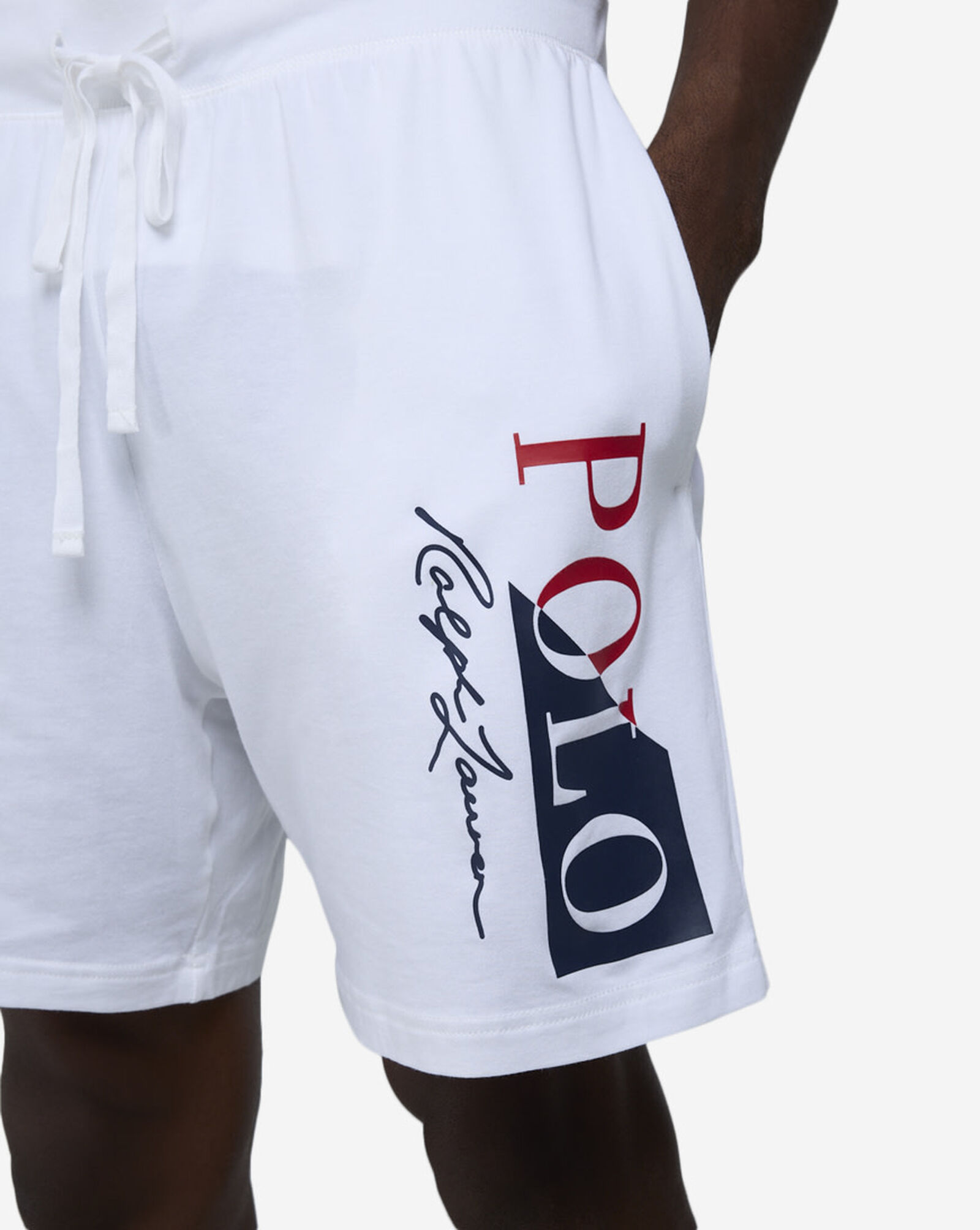 Logo Sleep Shorts White 3 Logo Sleep Shorts White