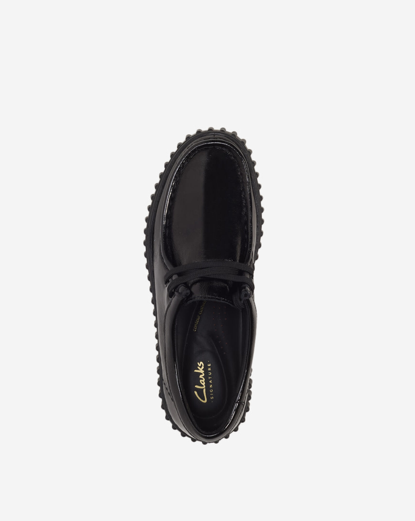 Torhill Bee Patent Leather Flatform Loafers Black