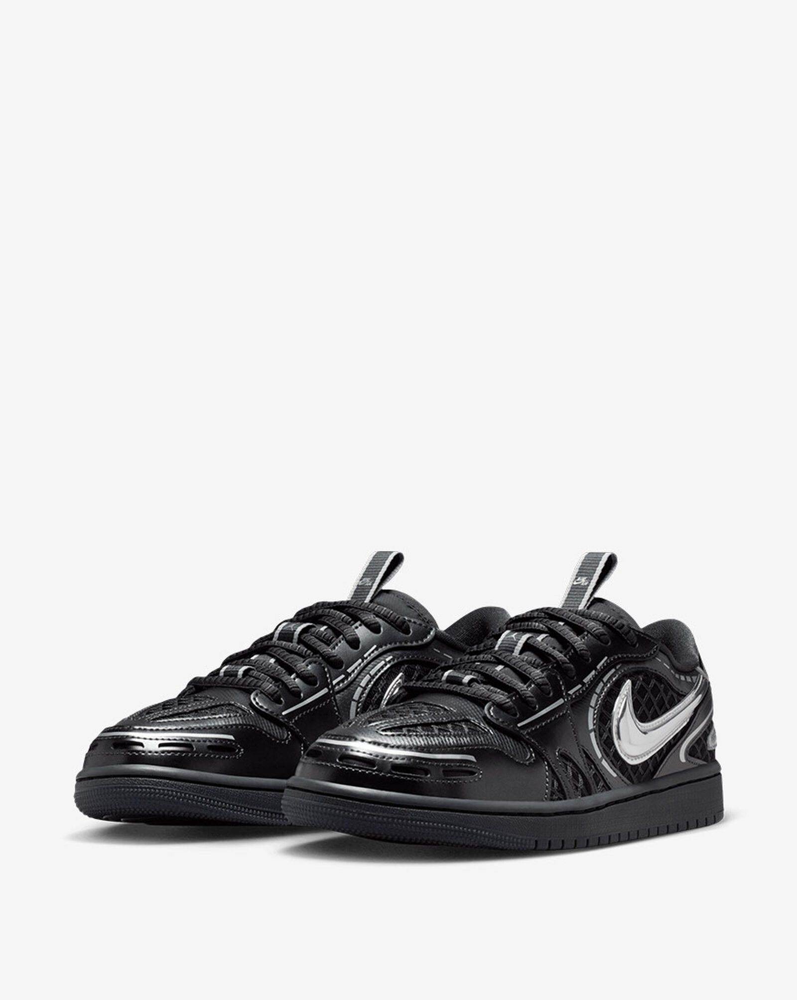 Air Jordan 1 Low Method of Make Black | Metallic Silver | White | Anthracite